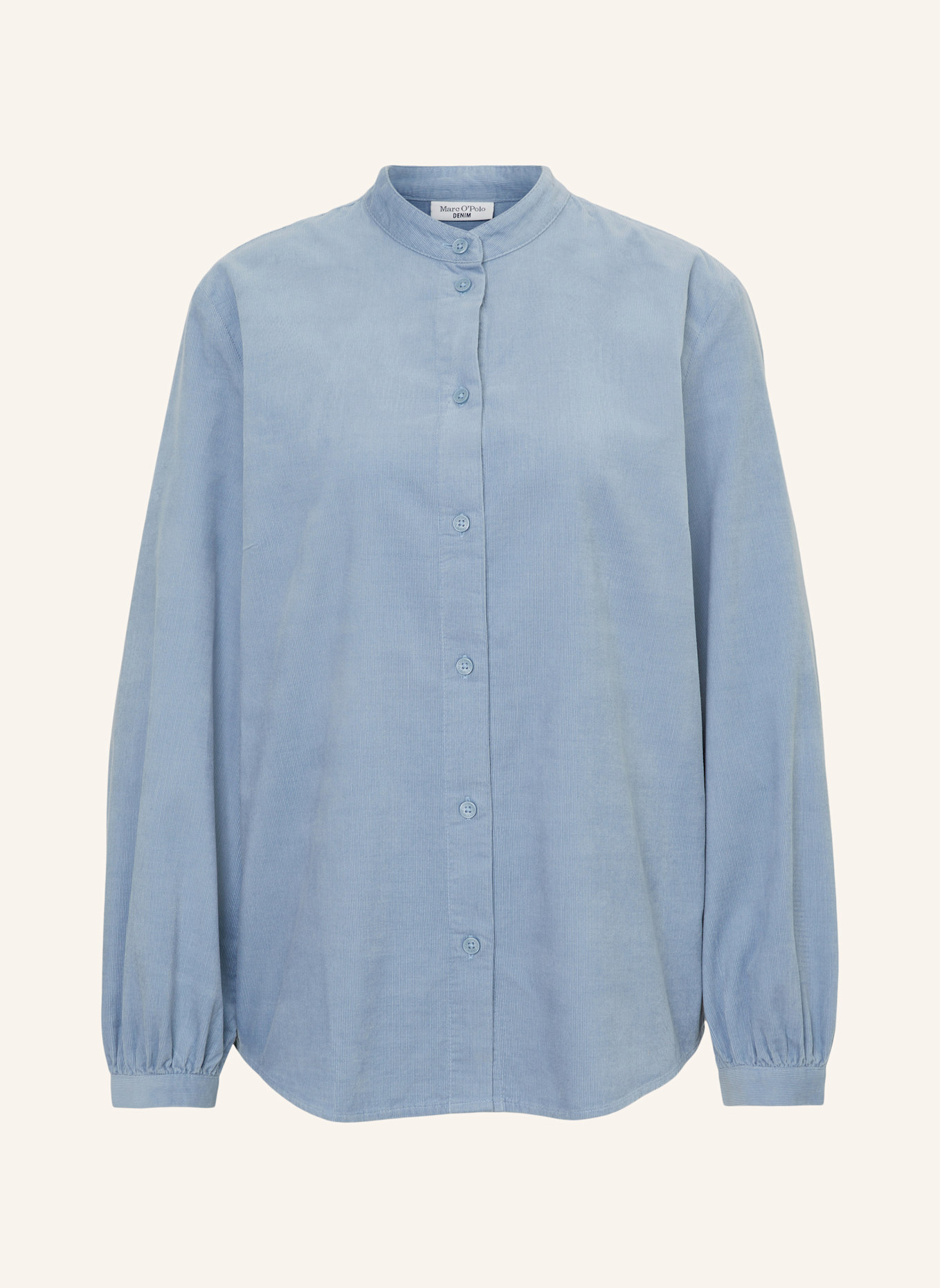 Marc O'Polo DENIM Cordbluse, Farbe: BLAU (Bild 1)