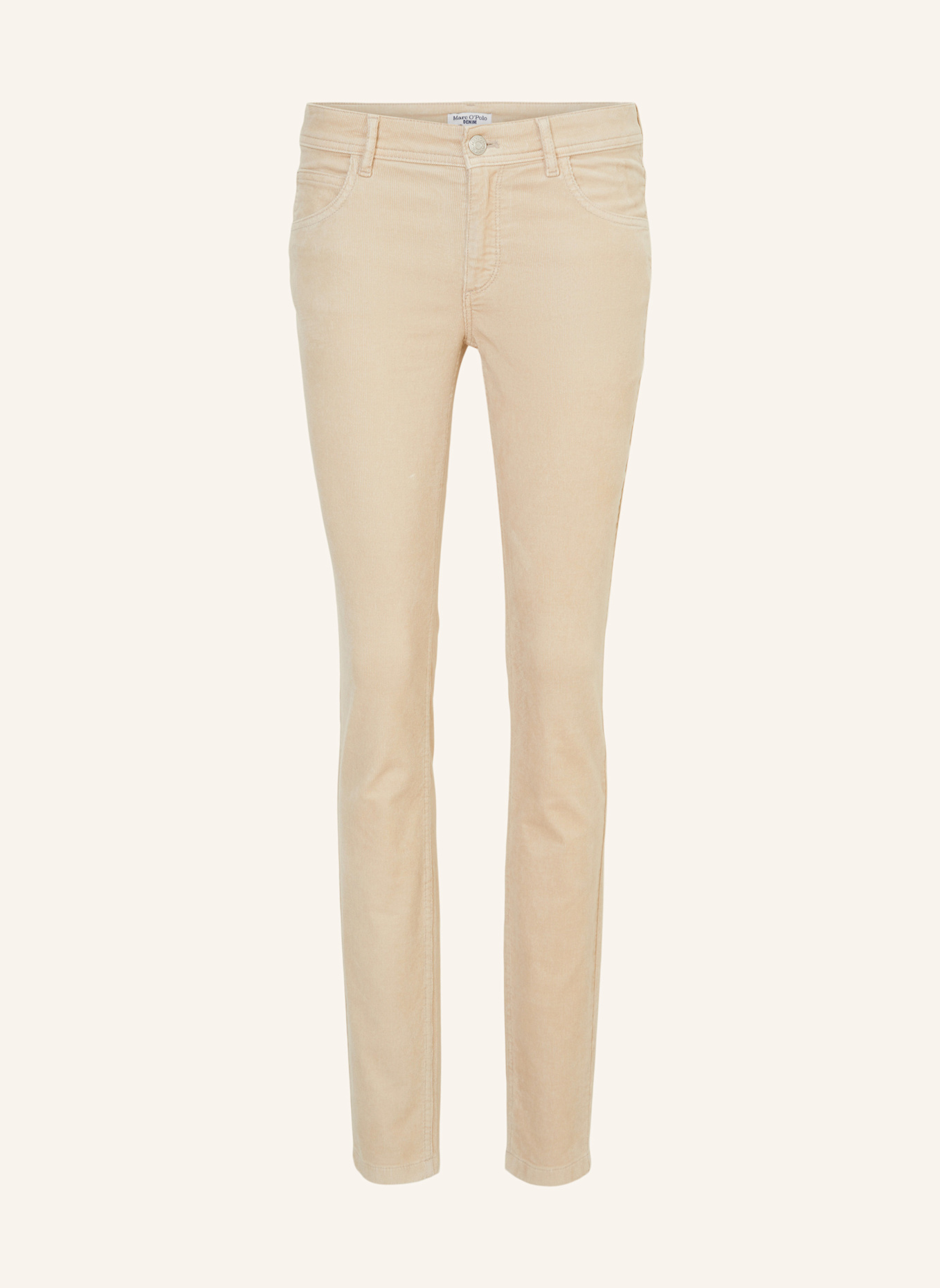 Marc O'Polo DENIM Cordhose Model ALVA slim, Farbe: BEIGE (Bild 1)