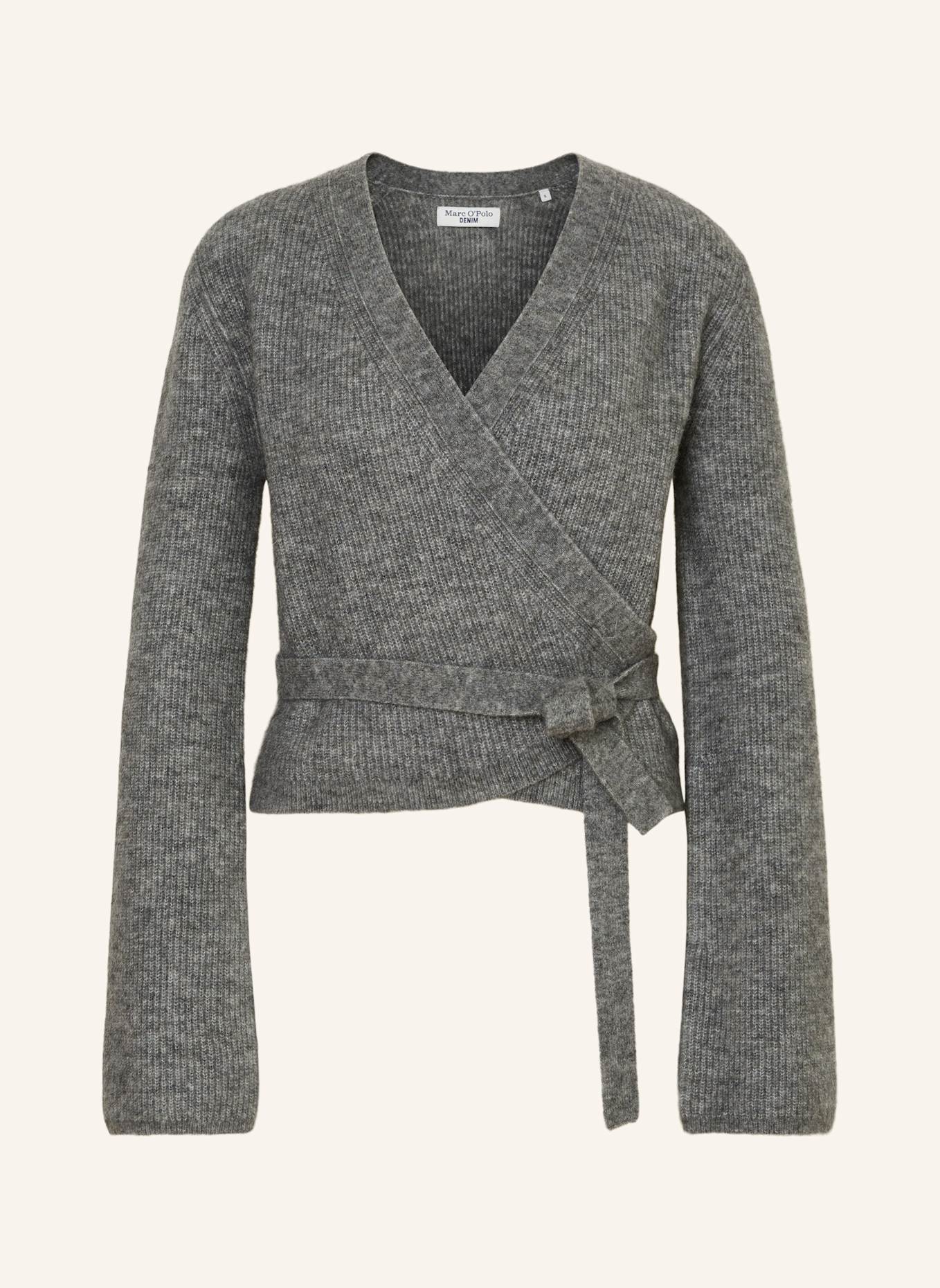 Marc O'Polo DENIM Wickelcardigan, Farbe: GRAU (Bild 1)