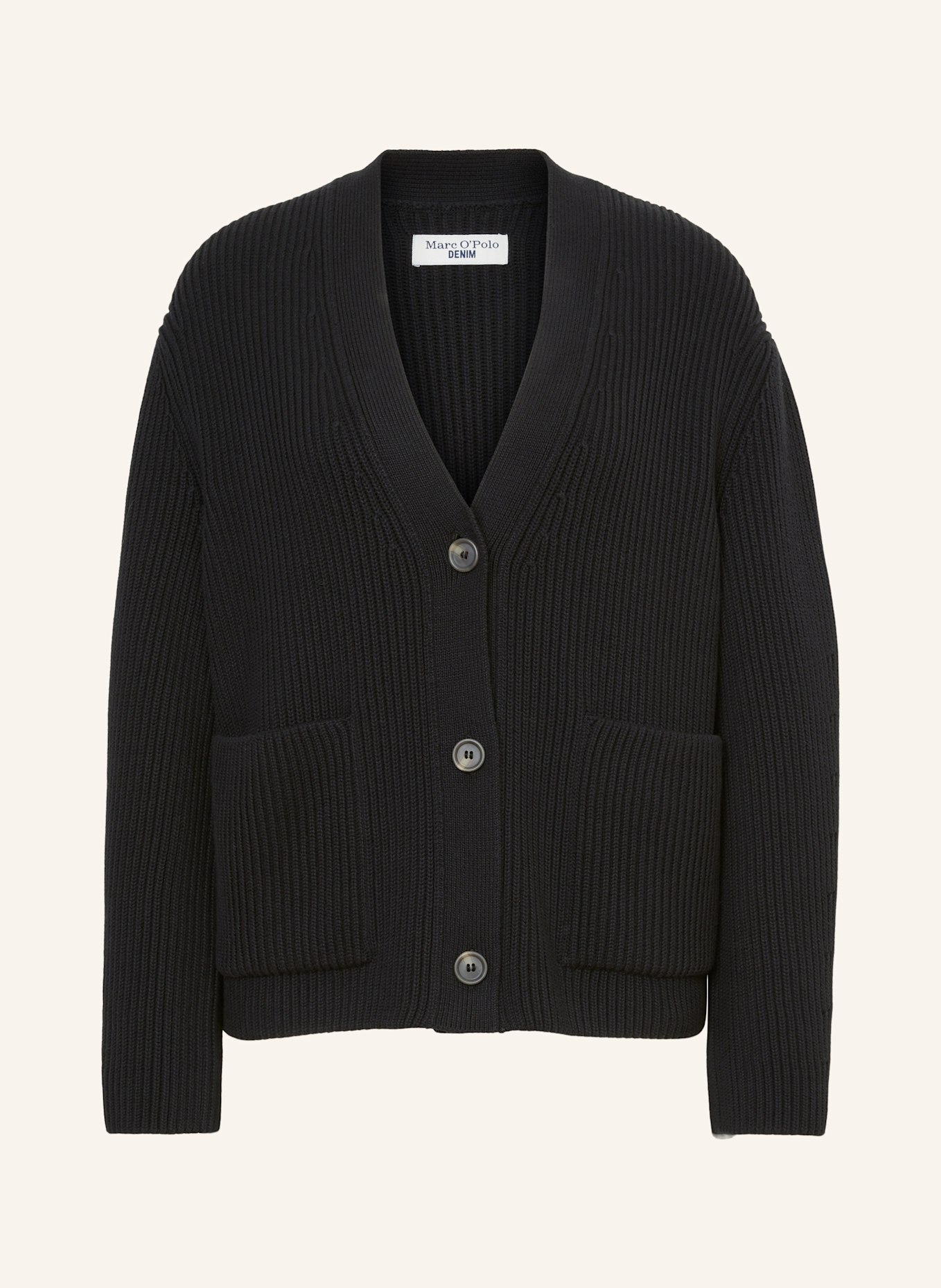 Marc O'Polo DENIM Cardigan, Farbe: SCHWARZ (Bild 1)