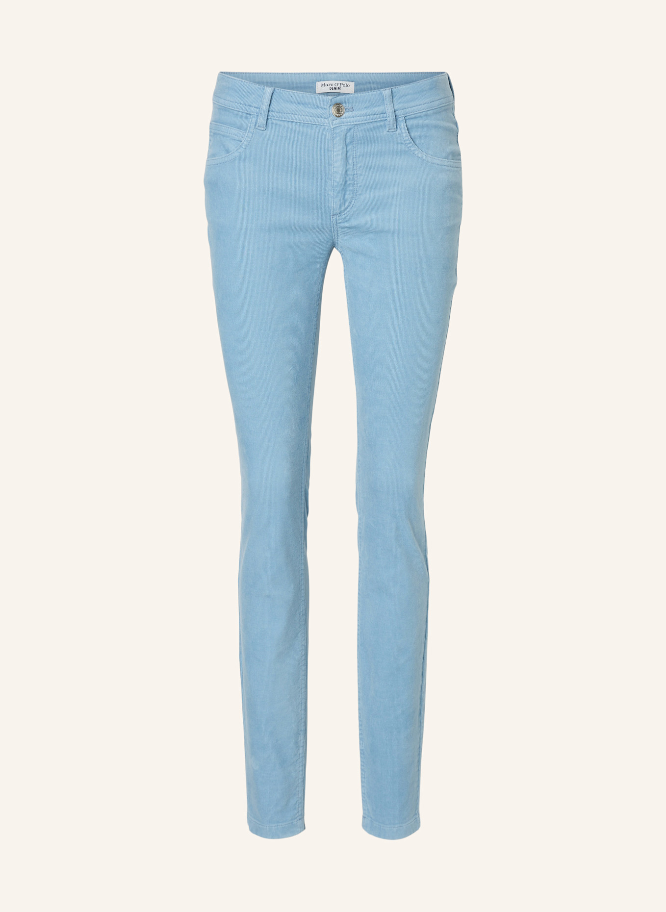 Marc O'Polo DENIM Cordhose Model Alva slim, Farbe: BLAU (Bild 1)