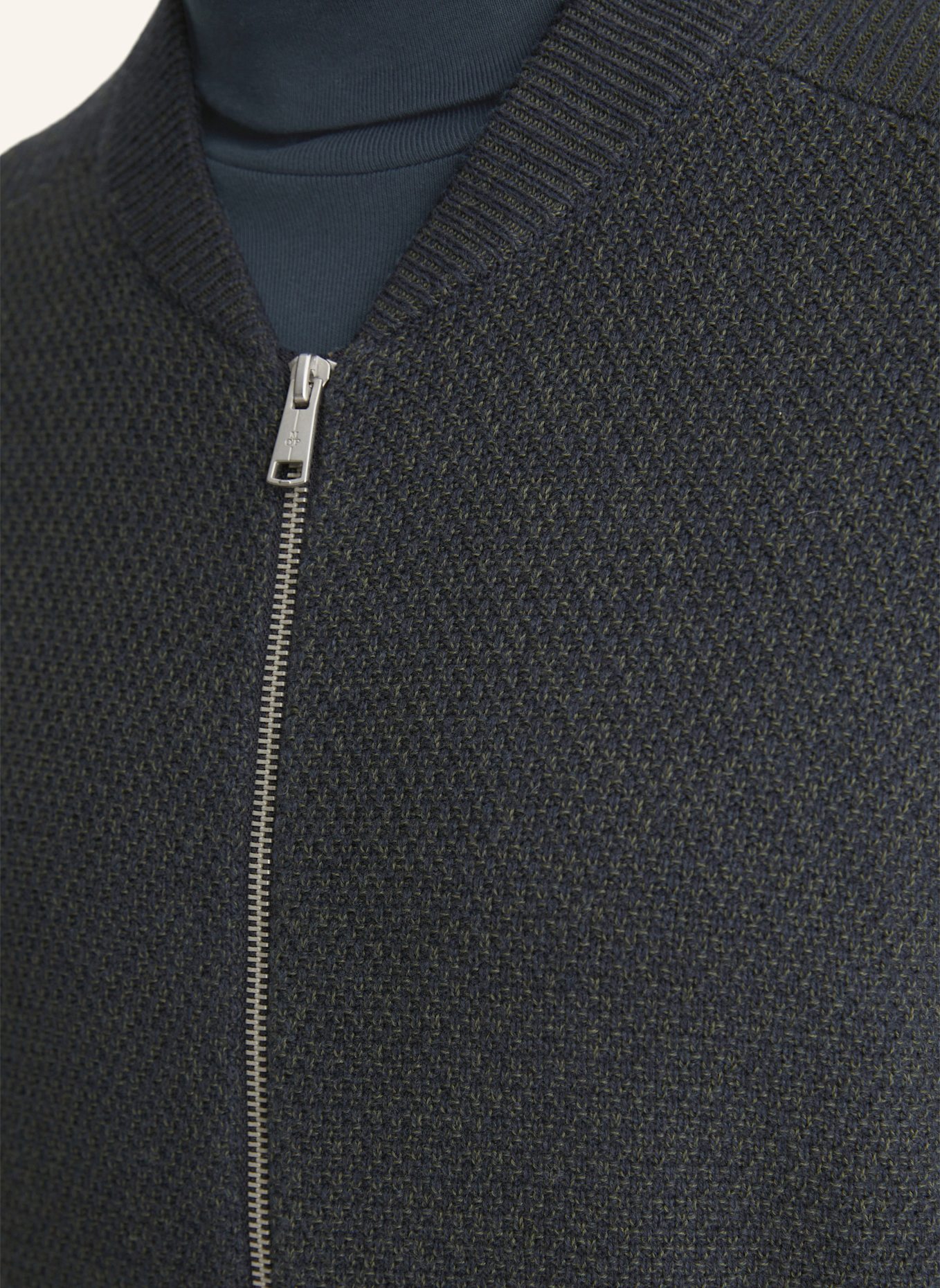 Marc O'Polo Zipper-Cardigan, Farbe: BLAU (Bild 3)