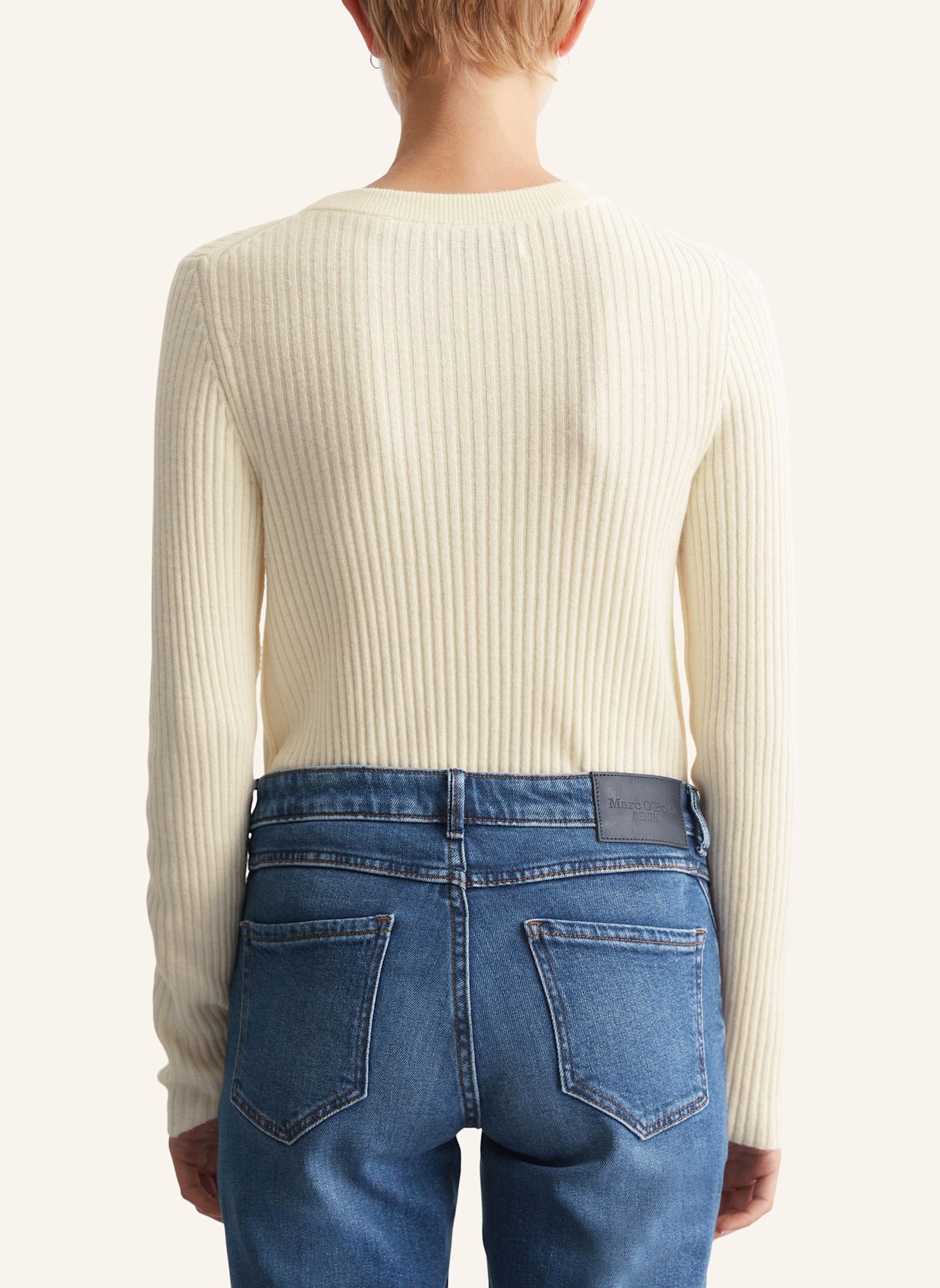 Marc O'Polo DENIM Pullover, Farbe: ECRU (Bild 2)