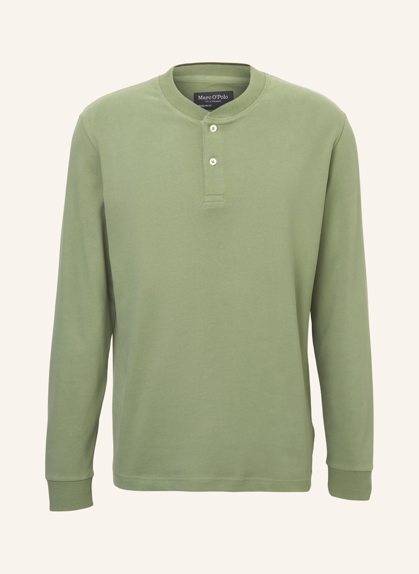 Marc O'Polo Longsleeve, Farbe: DUNKELGRÜN (Bild 1)