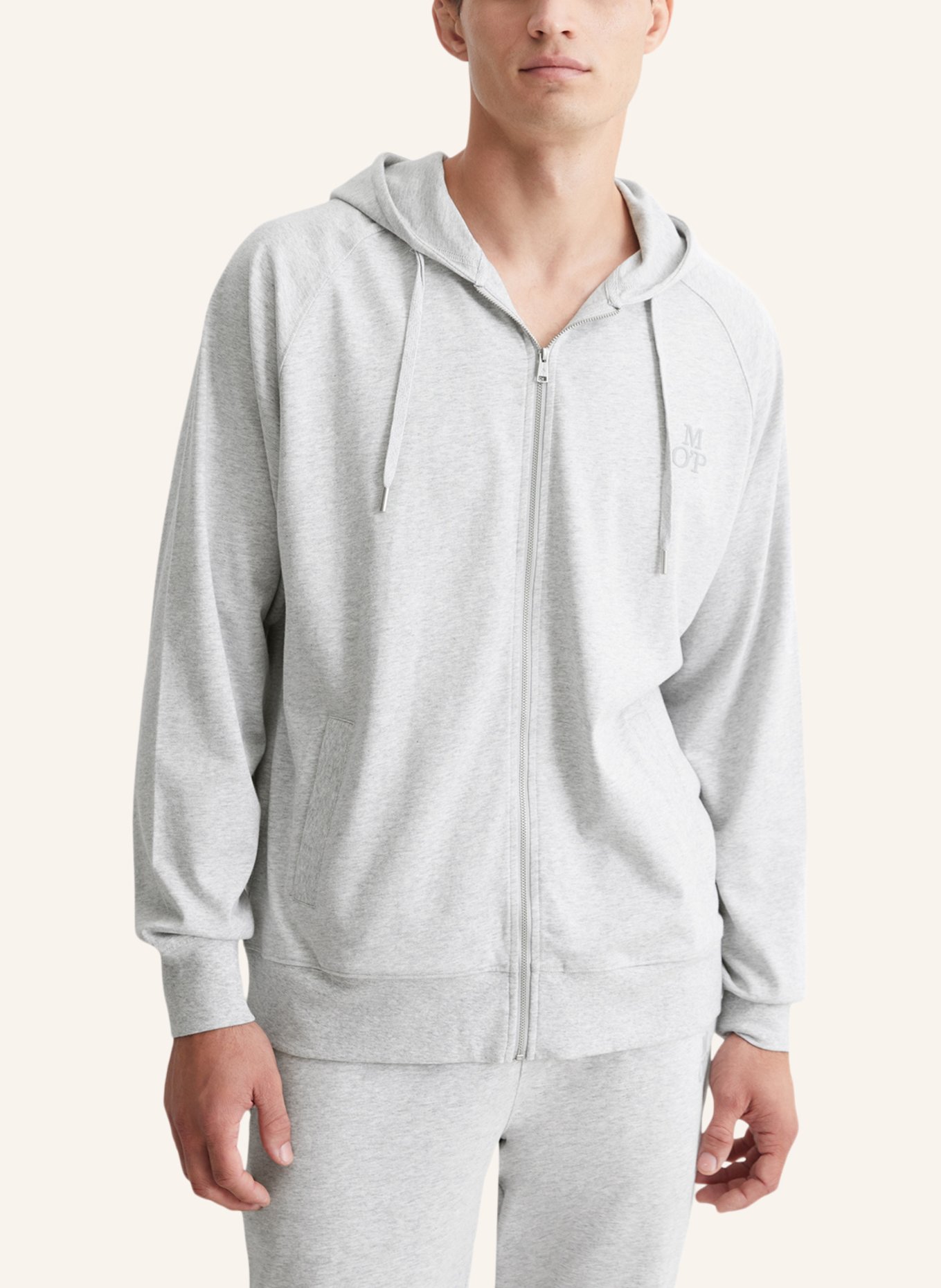 Marc O'Polo Lounge-Hoodie, Farbe: GRAU (Bild 4)