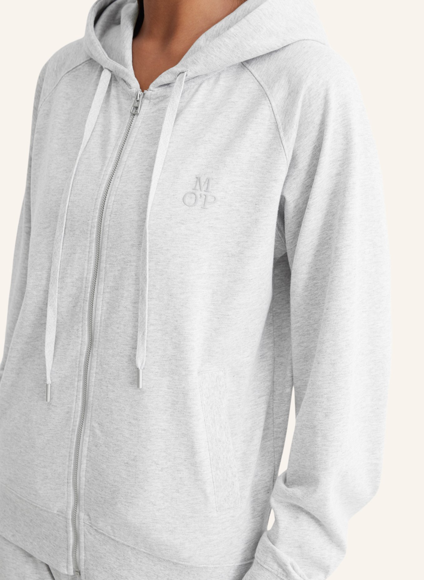 Marc O'Polo Lounge-Hoodie, Farbe: GRAU (Bild 3)