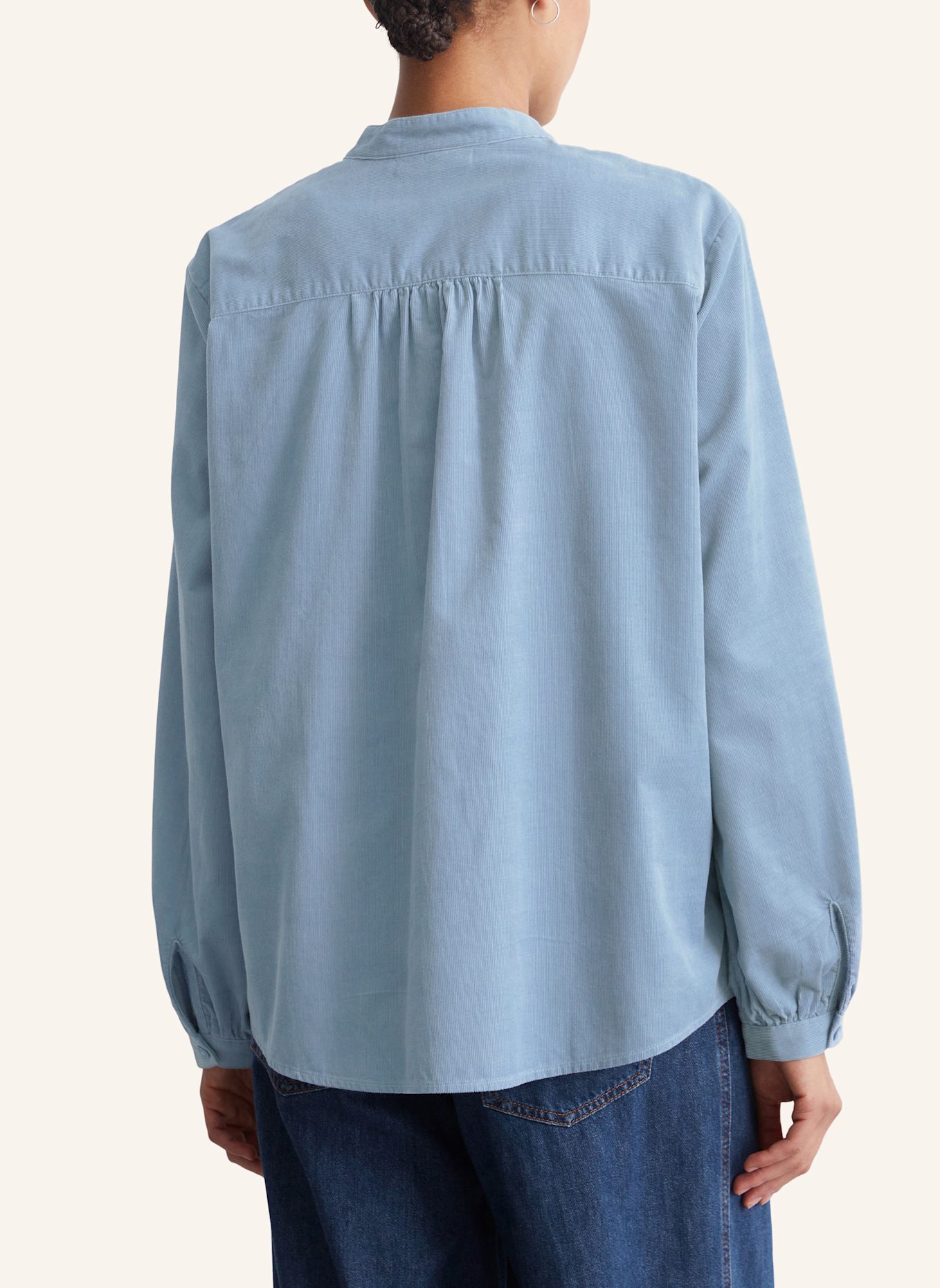 Marc O'Polo DENIM Cordbluse, Farbe: BLAU (Bild 2)