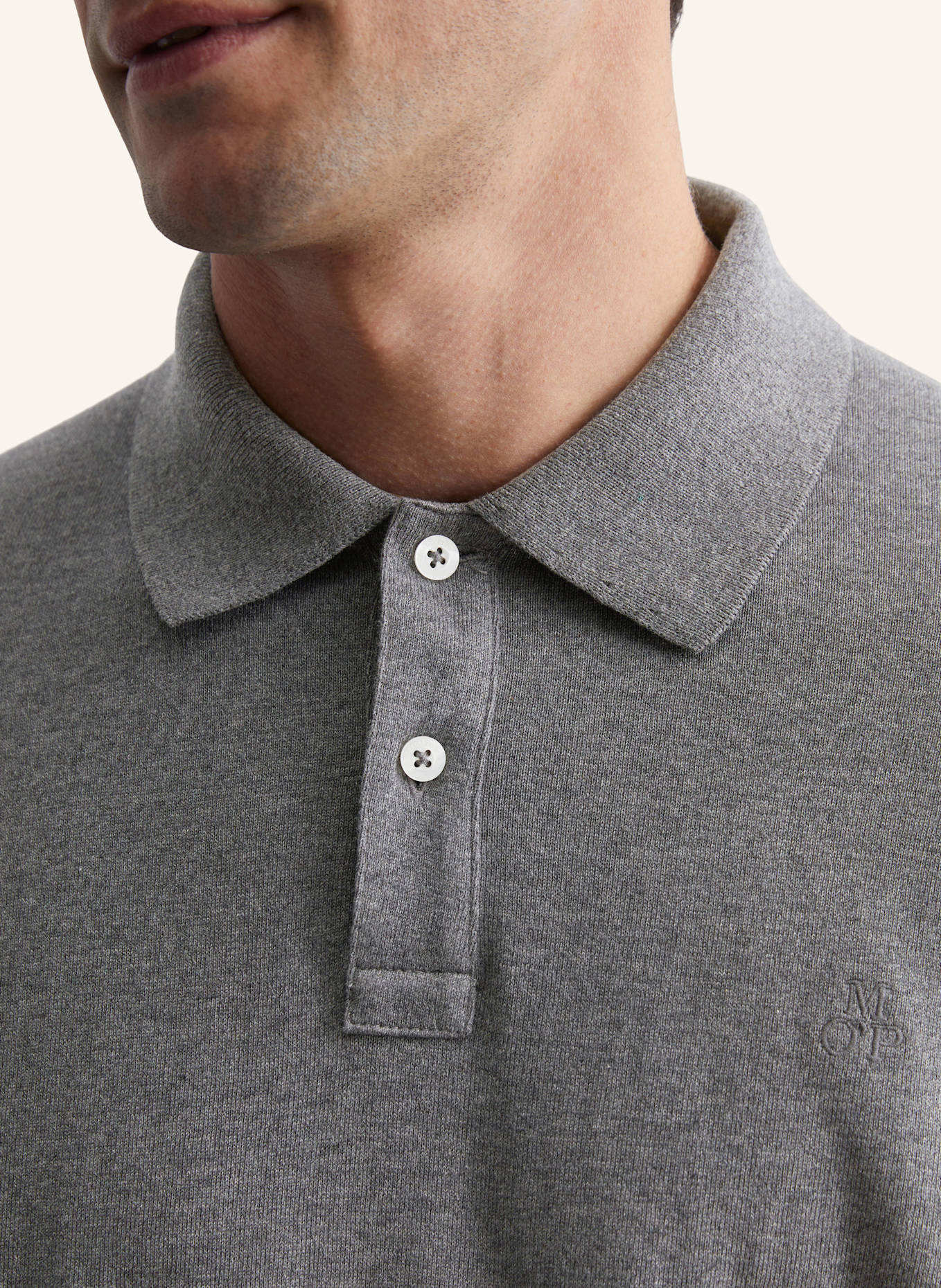 Marc O'Polo Poloshirt, Farbe: GRAU (Bild 3)