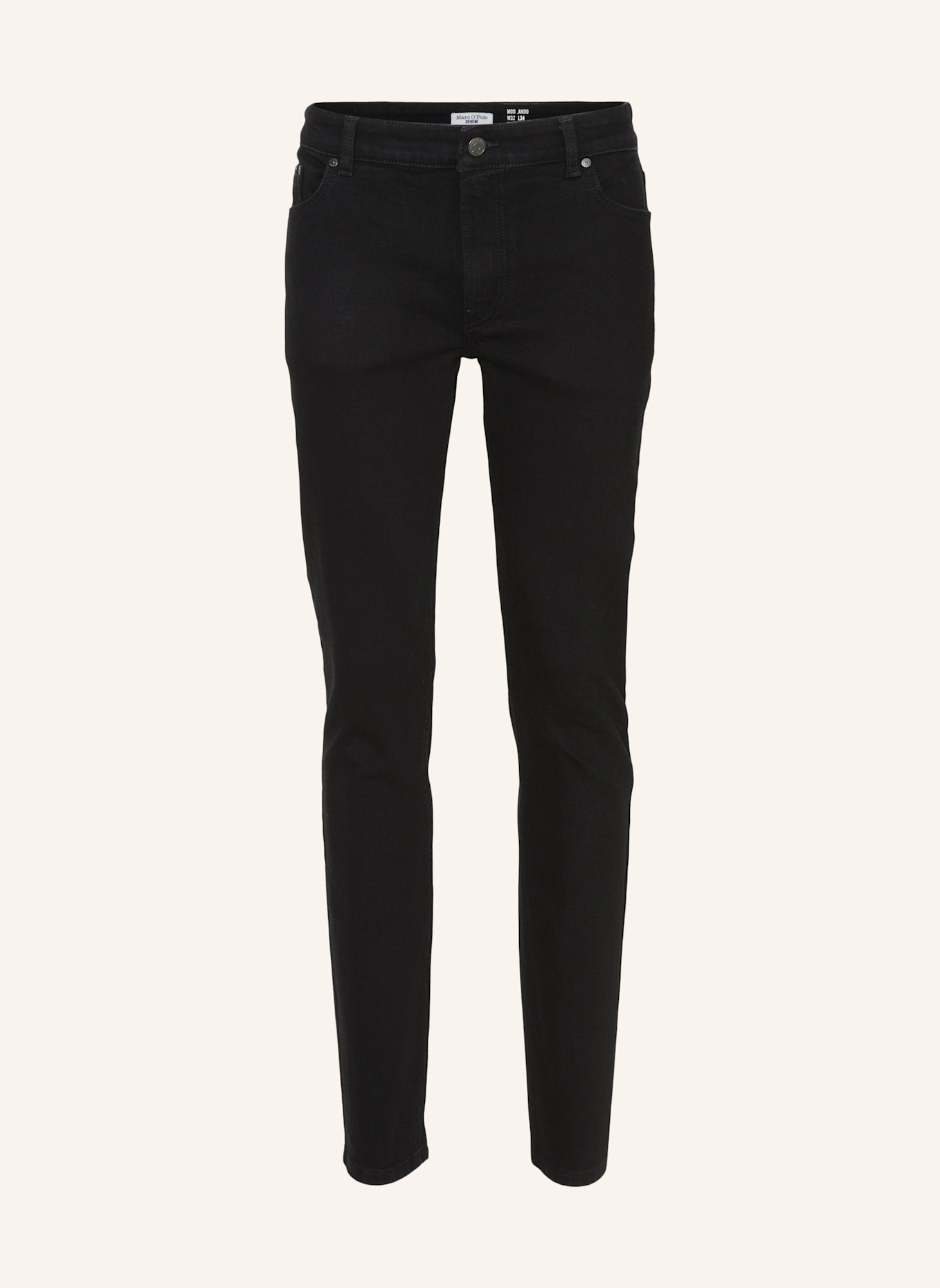 Marc O'Polo DENIM Jeans Model Ando skinny, Farbe: SCHWARZ (Bild 1)