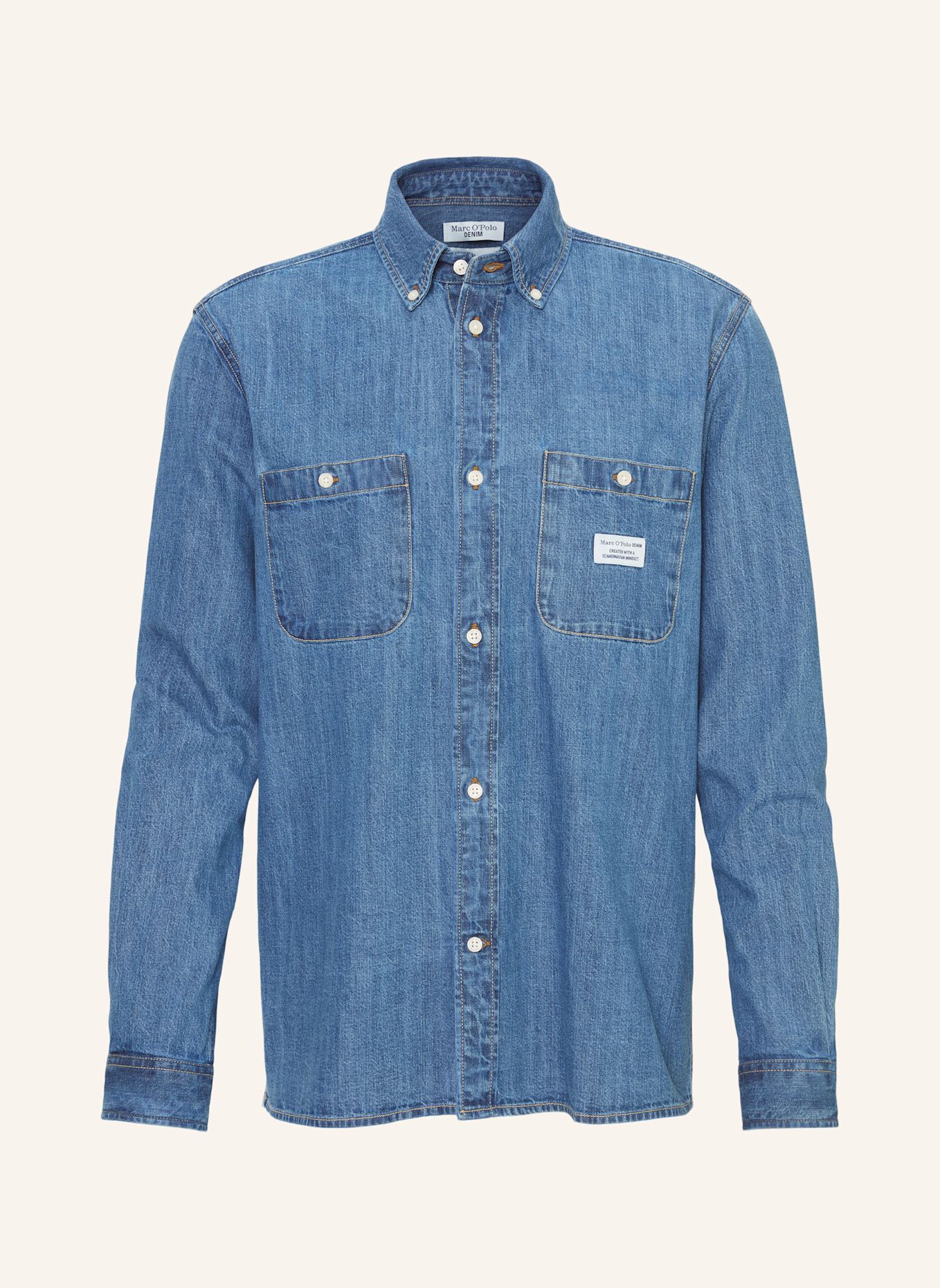 Marc O'Polo DENIM Jeanshemd, Farbe: BLAU (Bild 1)