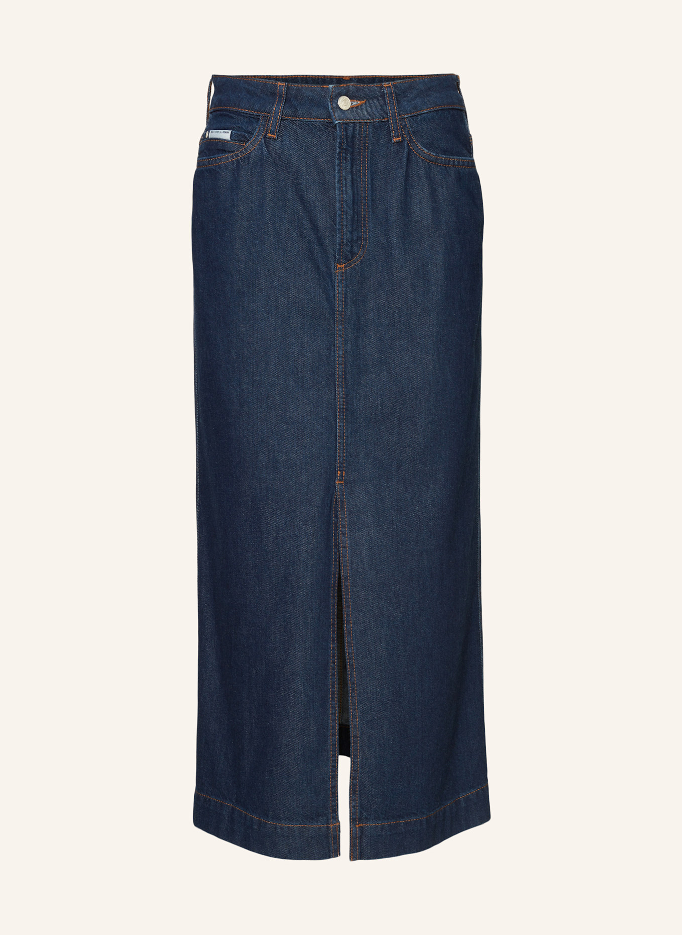 Marc O'Polo DENIM Maxi-Jeansrock: BLAU