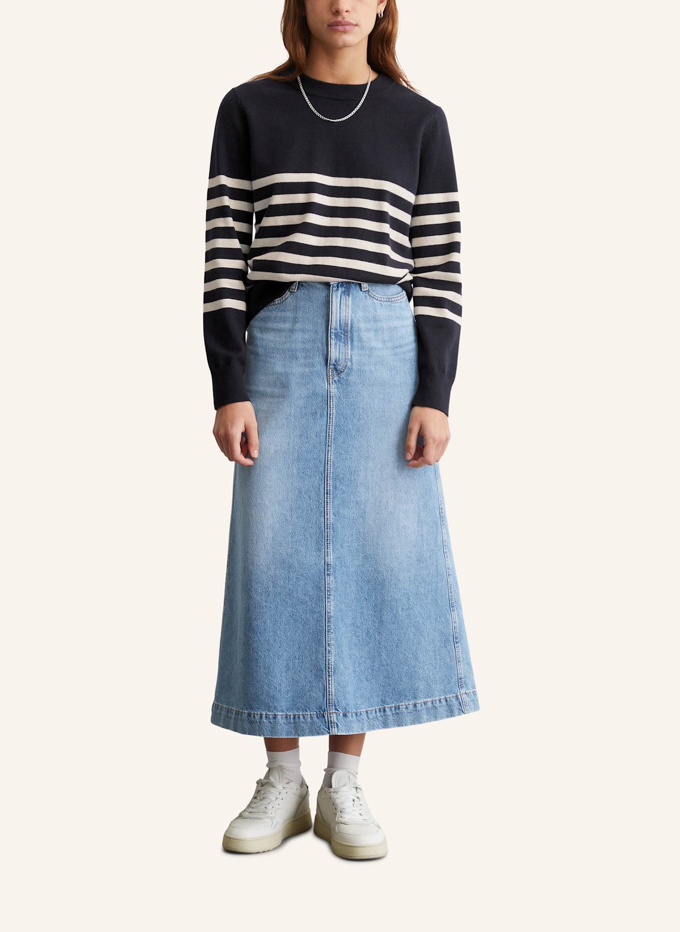 Marc O'Polo DENIM Strickpullover: BLAU