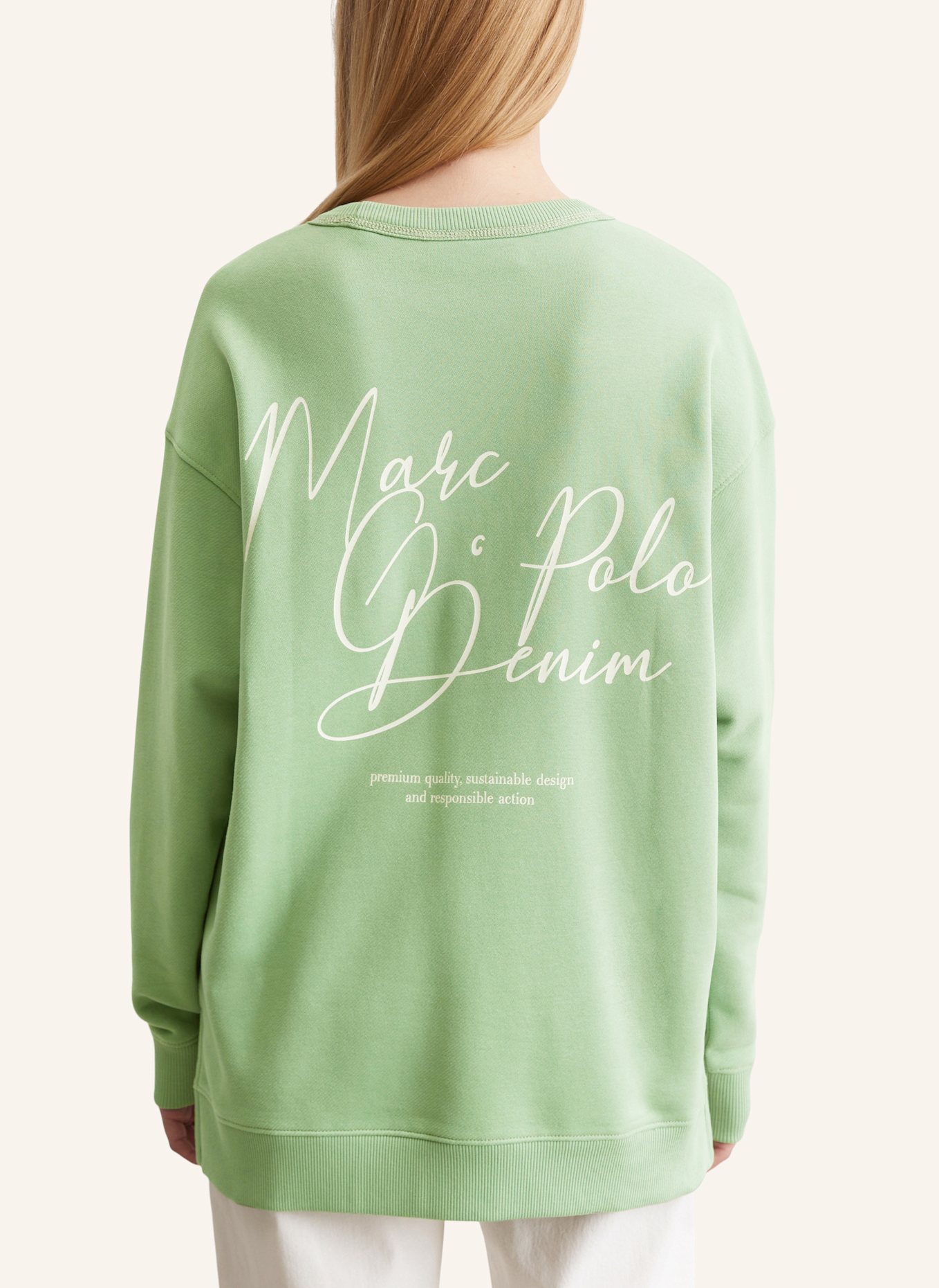 Marc O'Polo DENIM Sweatshirt: GRÜN
