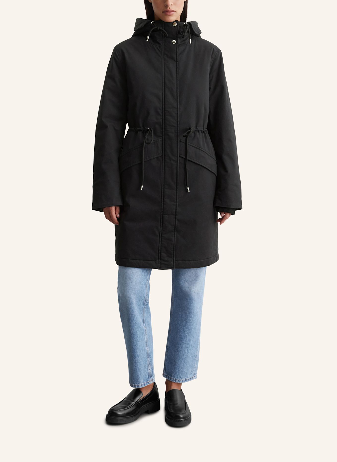 Marc O'Polo DENIM Parka: SCHWARZ