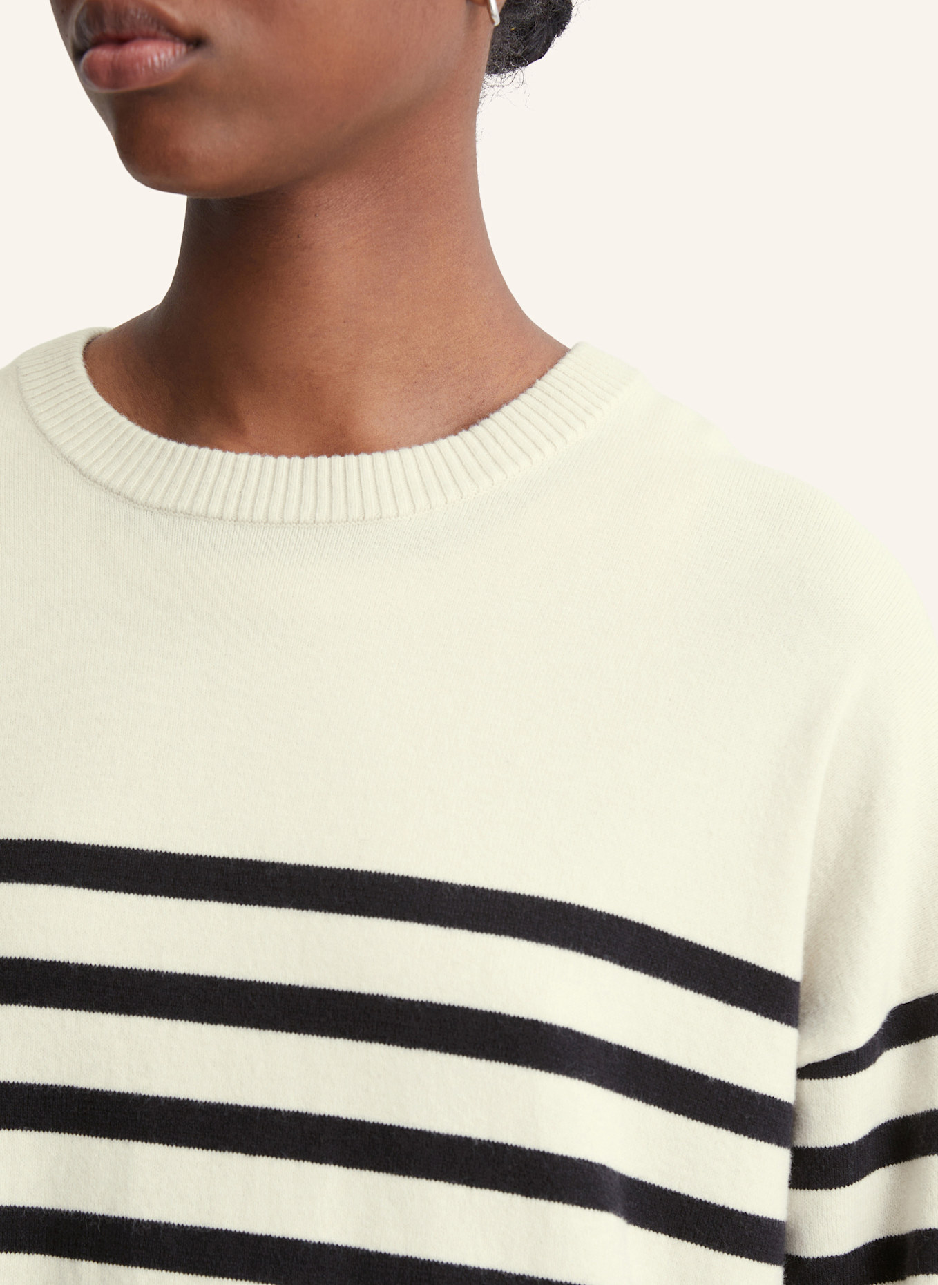 Marc O'Polo DENIM Strickkleid: WEISS