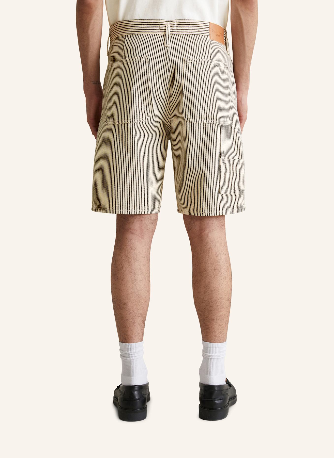 Marc O'Polo DENIM Jeansshorts Mid Waist, Wide Leg: BEIGE