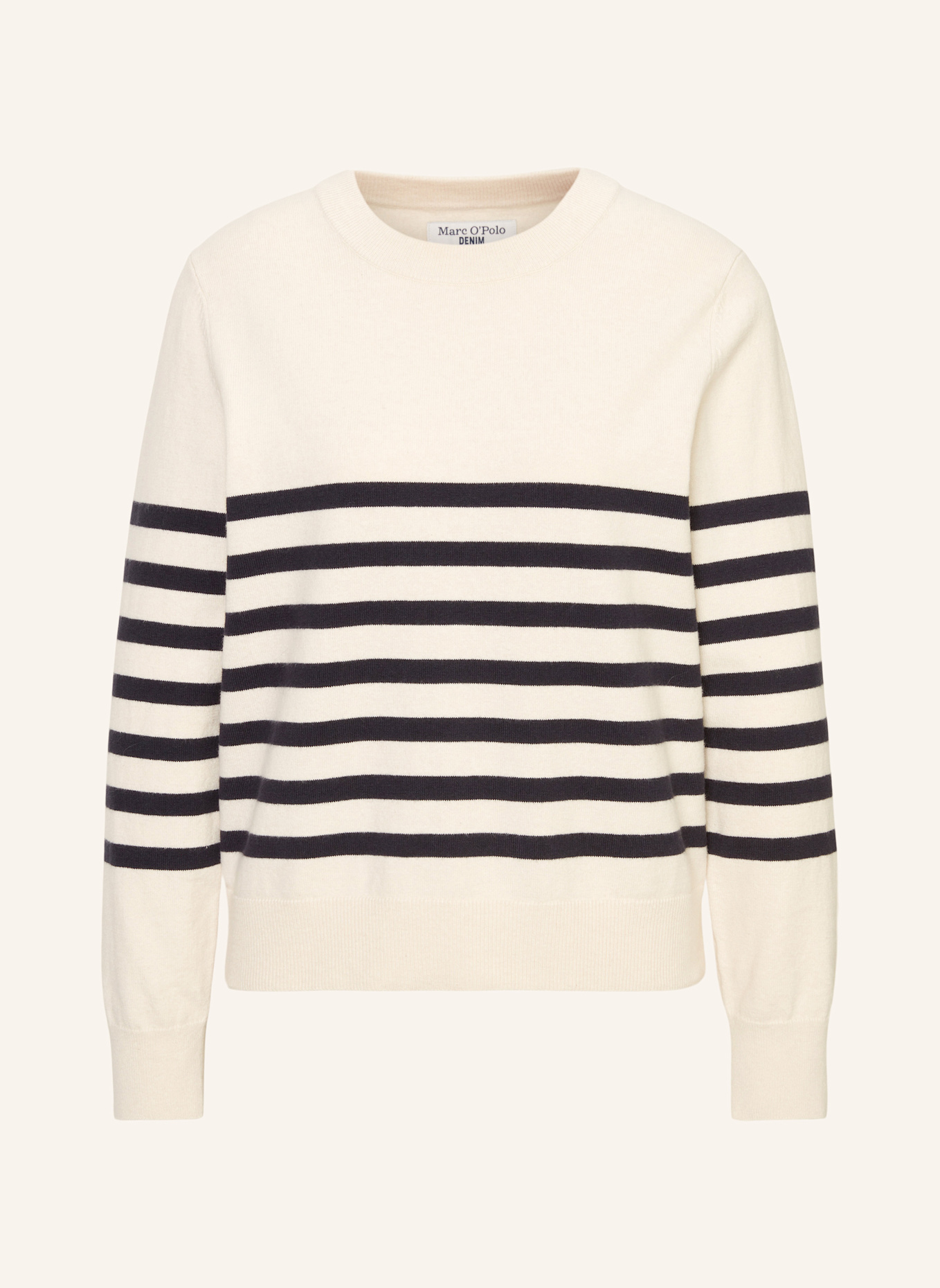 Marc O'Polo DENIM Strickpullover: WEISS