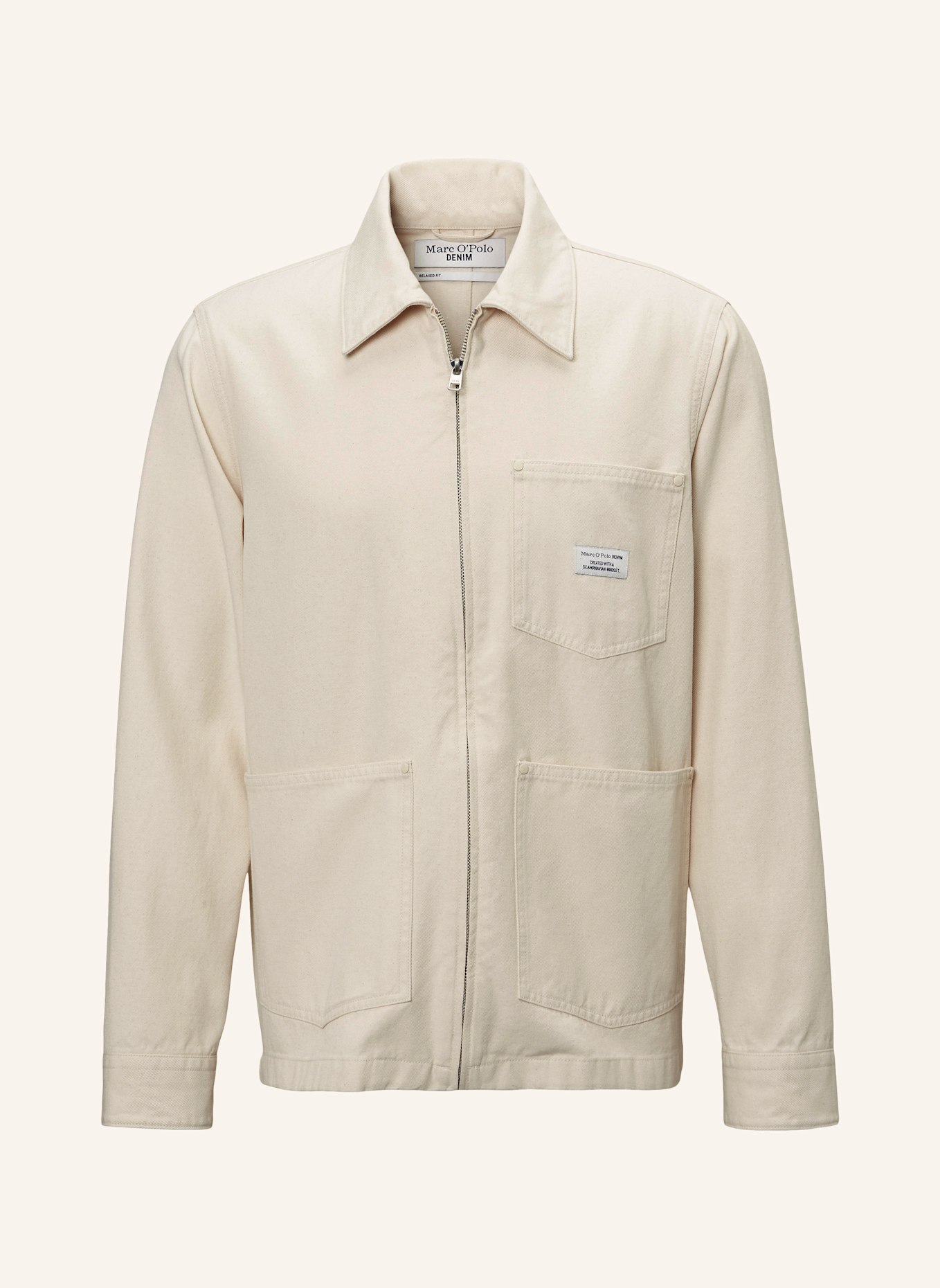 Marc O'Polo DENIM Worker-Jacke: WEISS