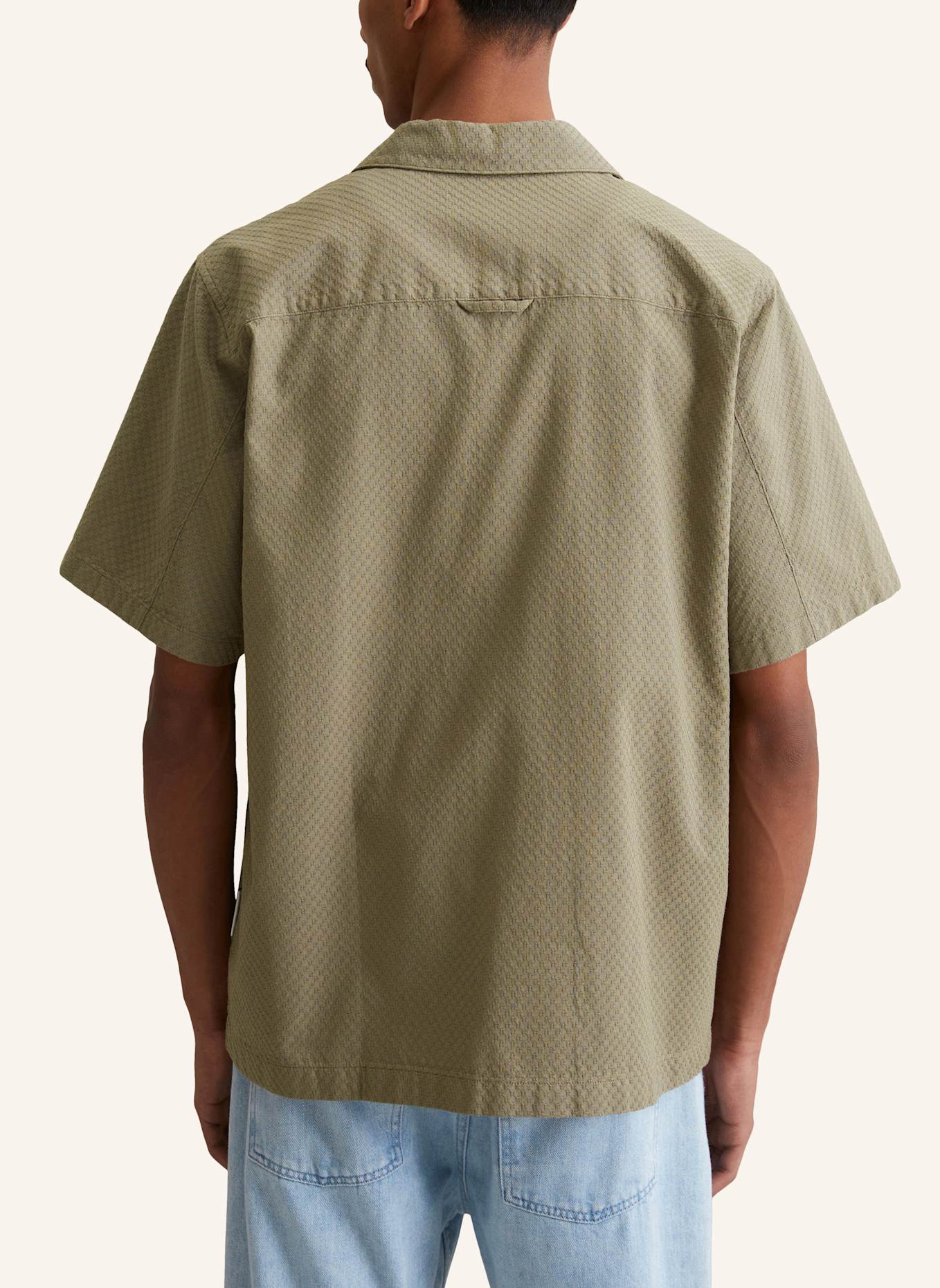 Marc O'Polo DENIM Kurzarm-Hemd: GRÜN