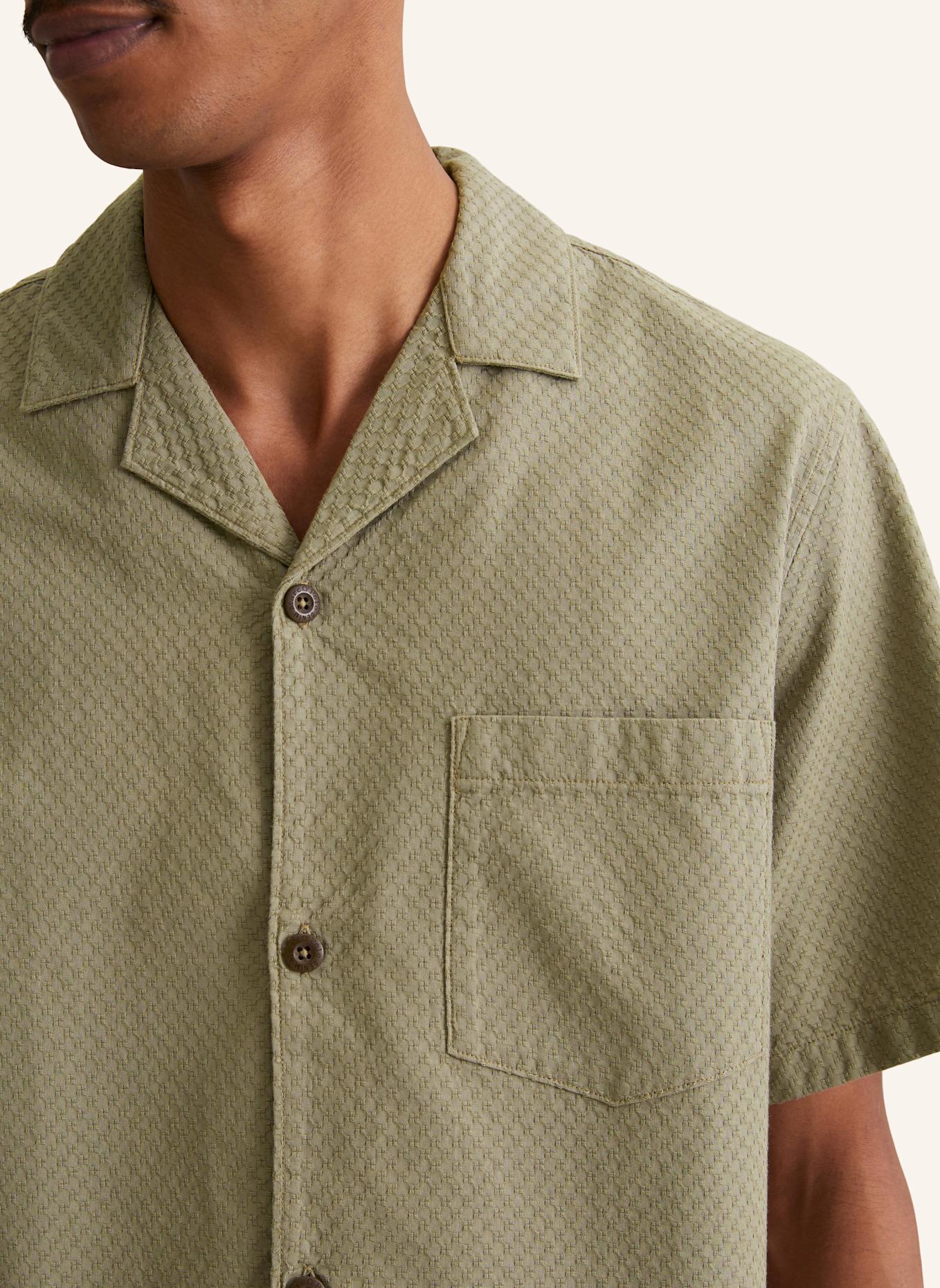 Marc O'Polo DENIM Kurzarm-Hemd: GRÜN