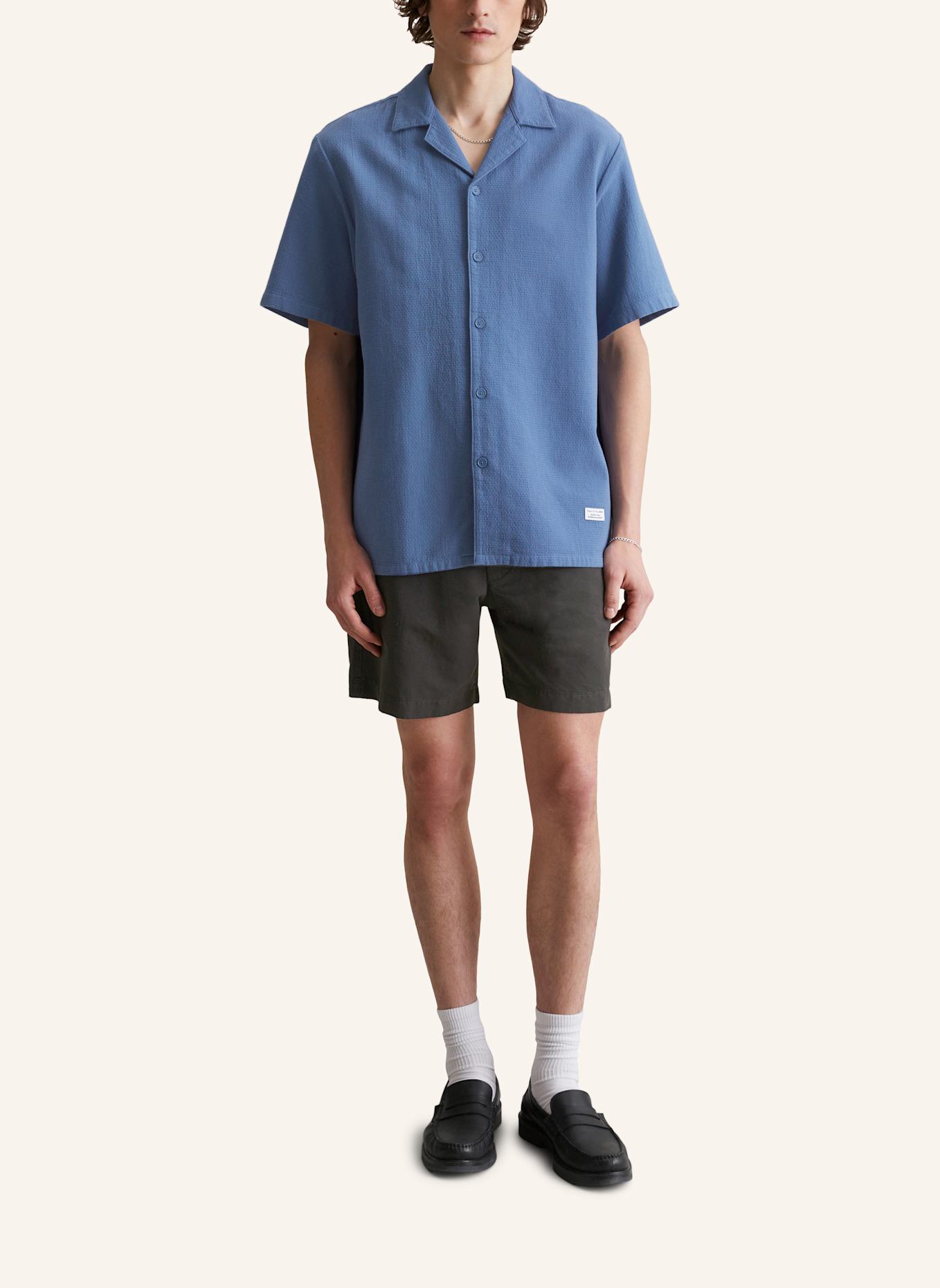 Marc O'Polo DENIM Kurzarm-Hemd: BLAU