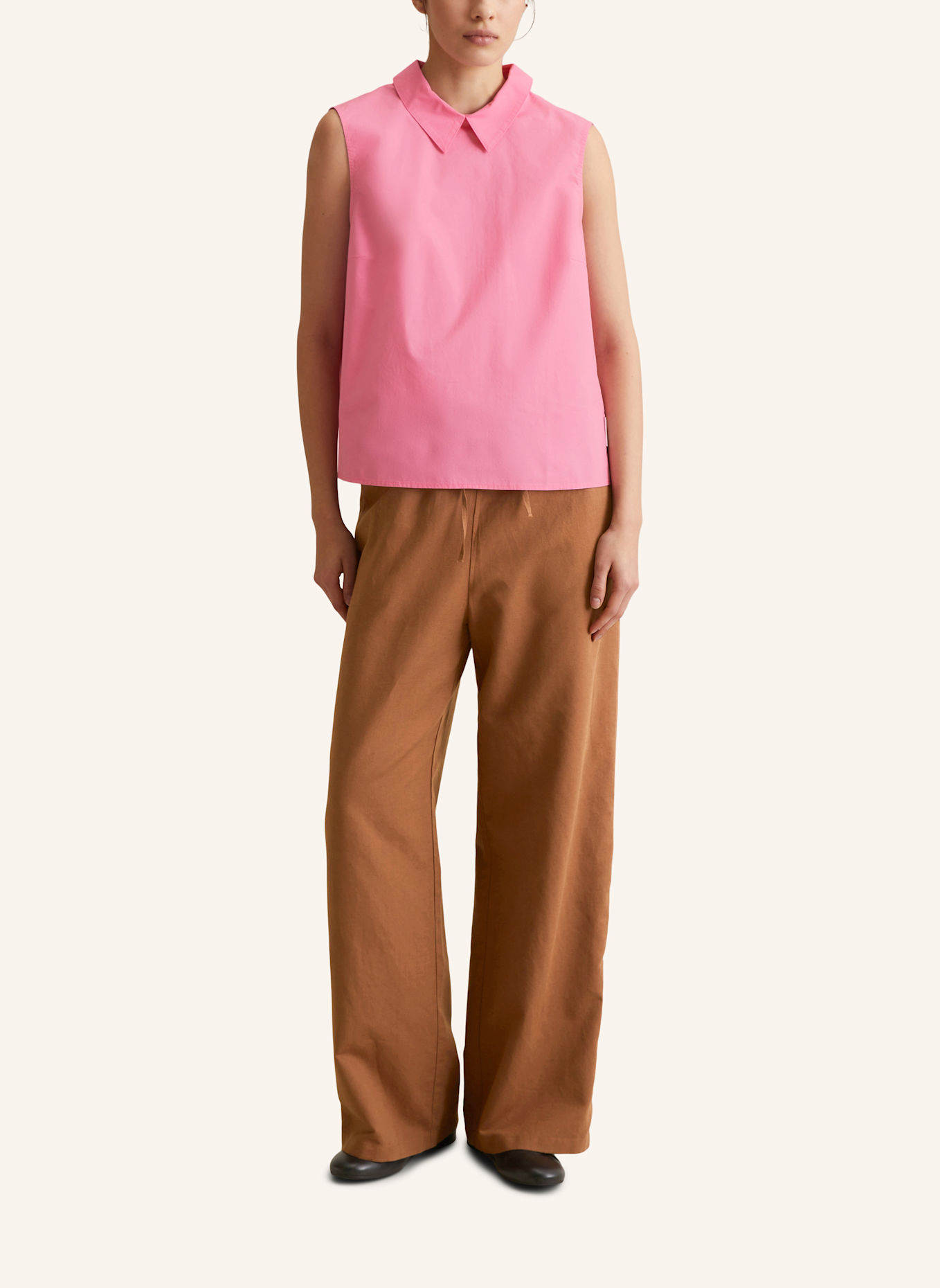 Marc O'Polo DENIM Falten-Bluse: PINK