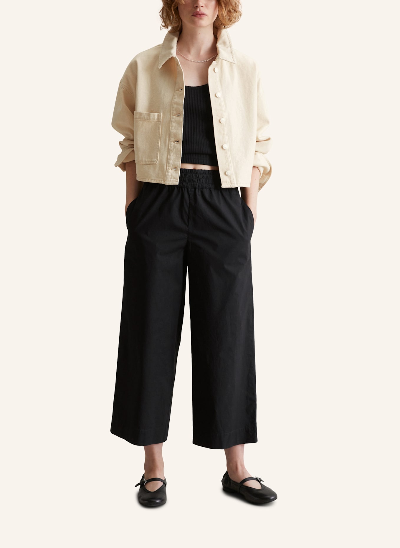 Marc O'Polo DENIM Hose: SCHWARZ