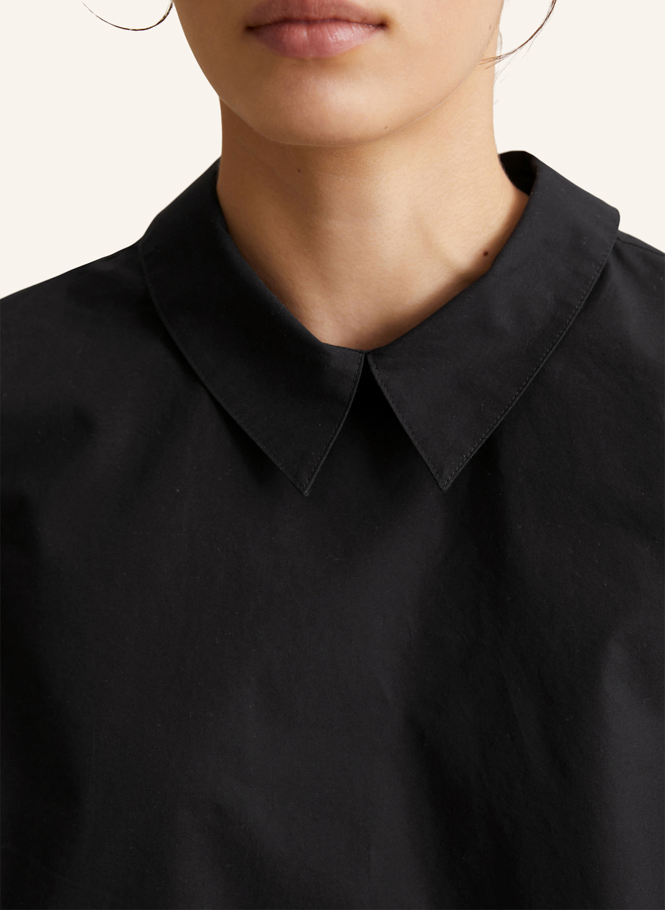 Marc O'Polo DENIM Falten-Bluse: SCHWARZ