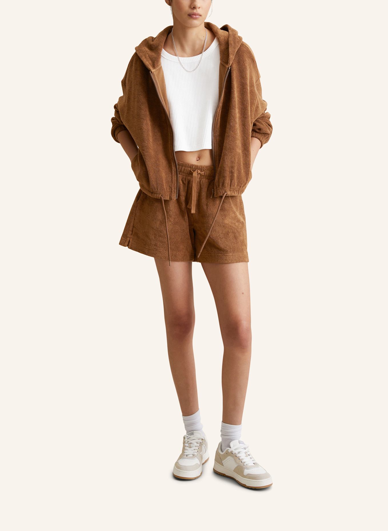 Marc O'Polo DENIM Sweatjacke: BRAUN