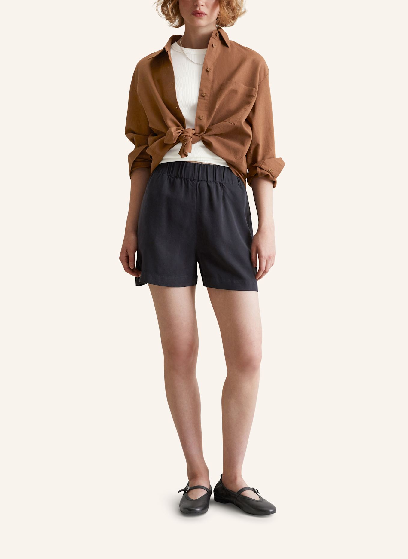 Marc O'Polo DENIM Shorts: DUNKELBLAU