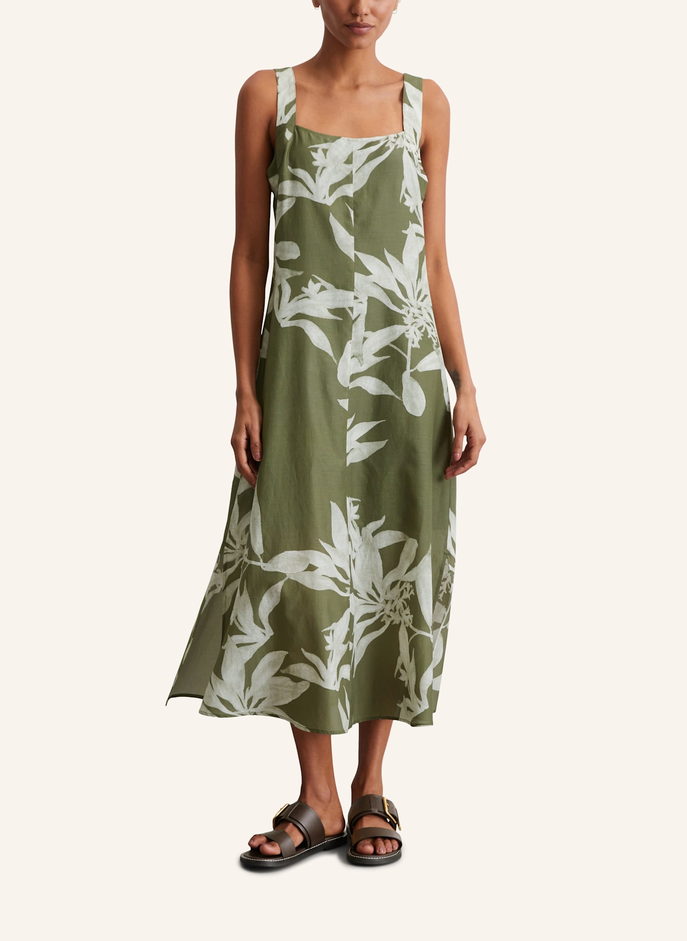 Marc O'Polo Kleid: DUNKELGRÜN