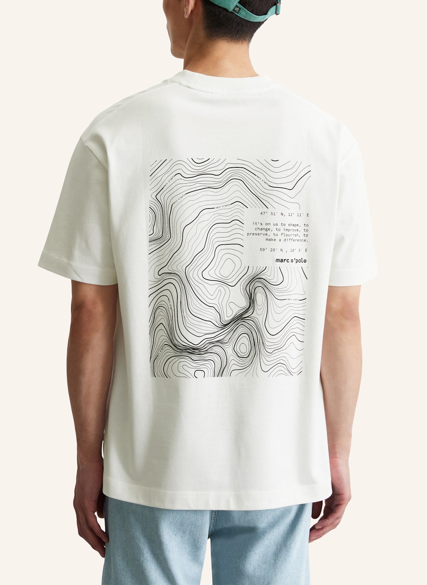Marc O'Polo T-Shirt: WEISS