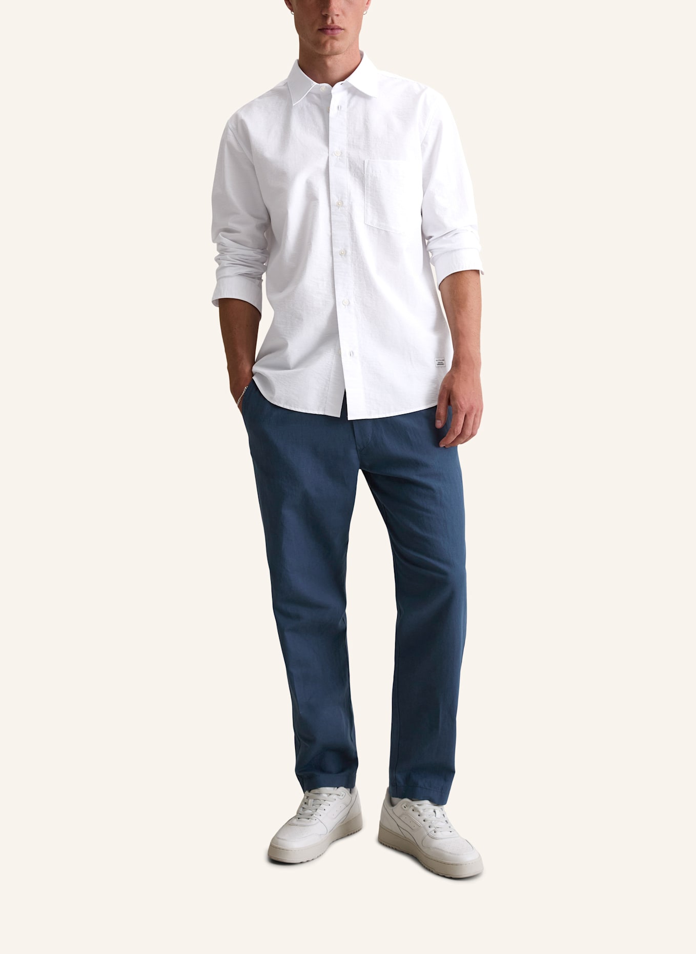 Marc O'Polo DENIM Hemd: WEISS