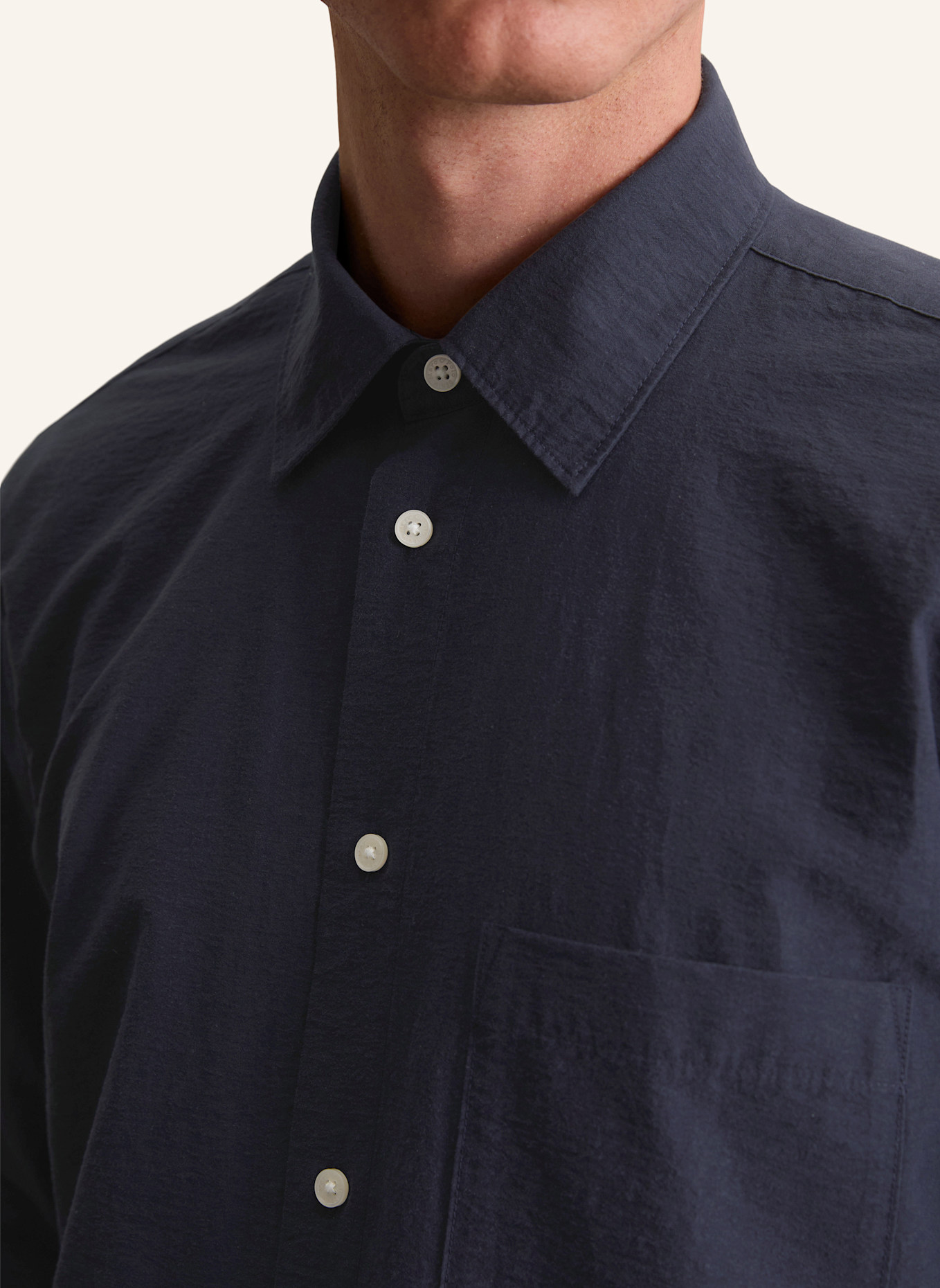 Marc O'Polo DENIM Hemd: DUNKELBLAU