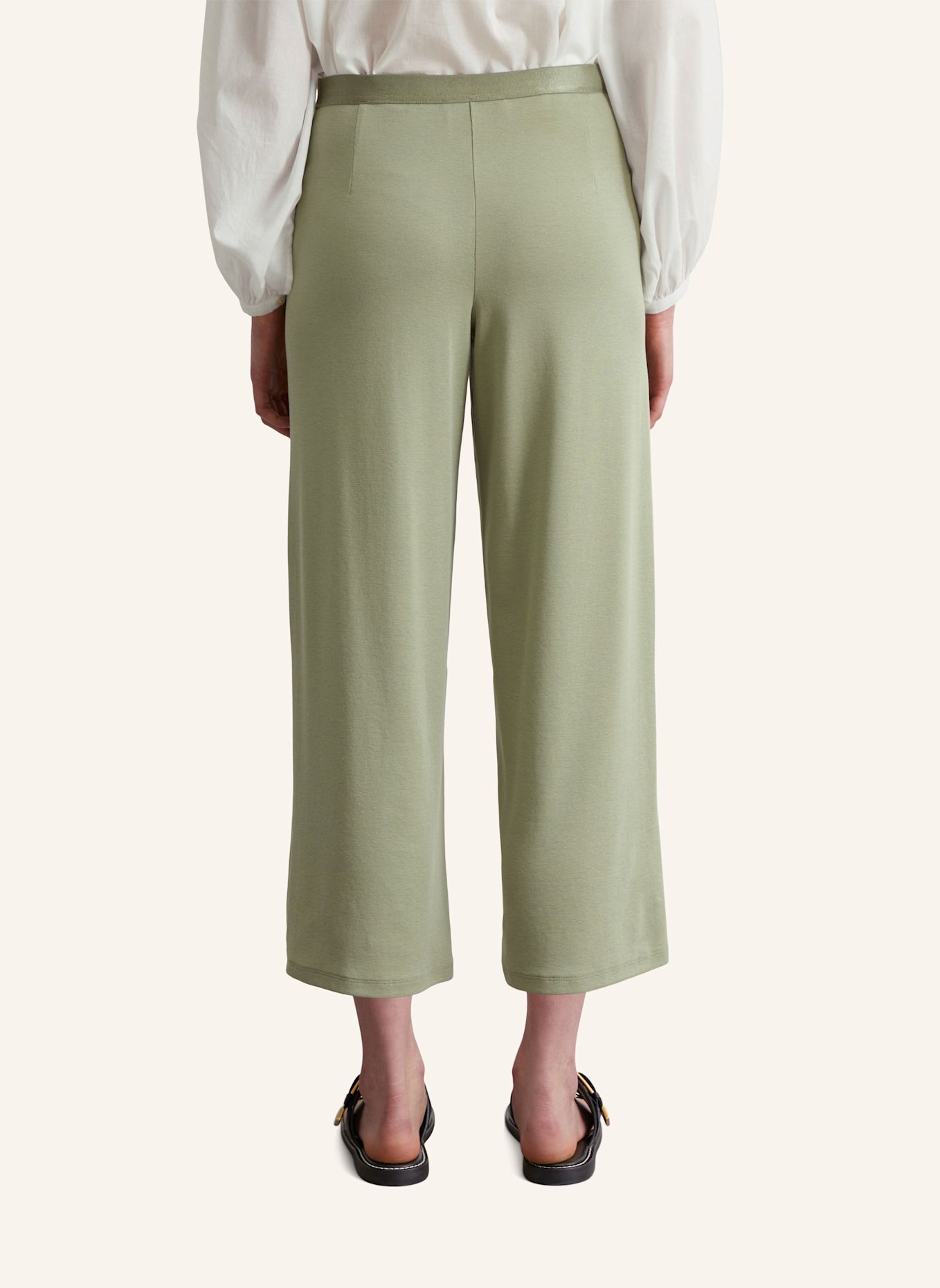 Marc O'Polo Jerseyhose: HELLGRÜN