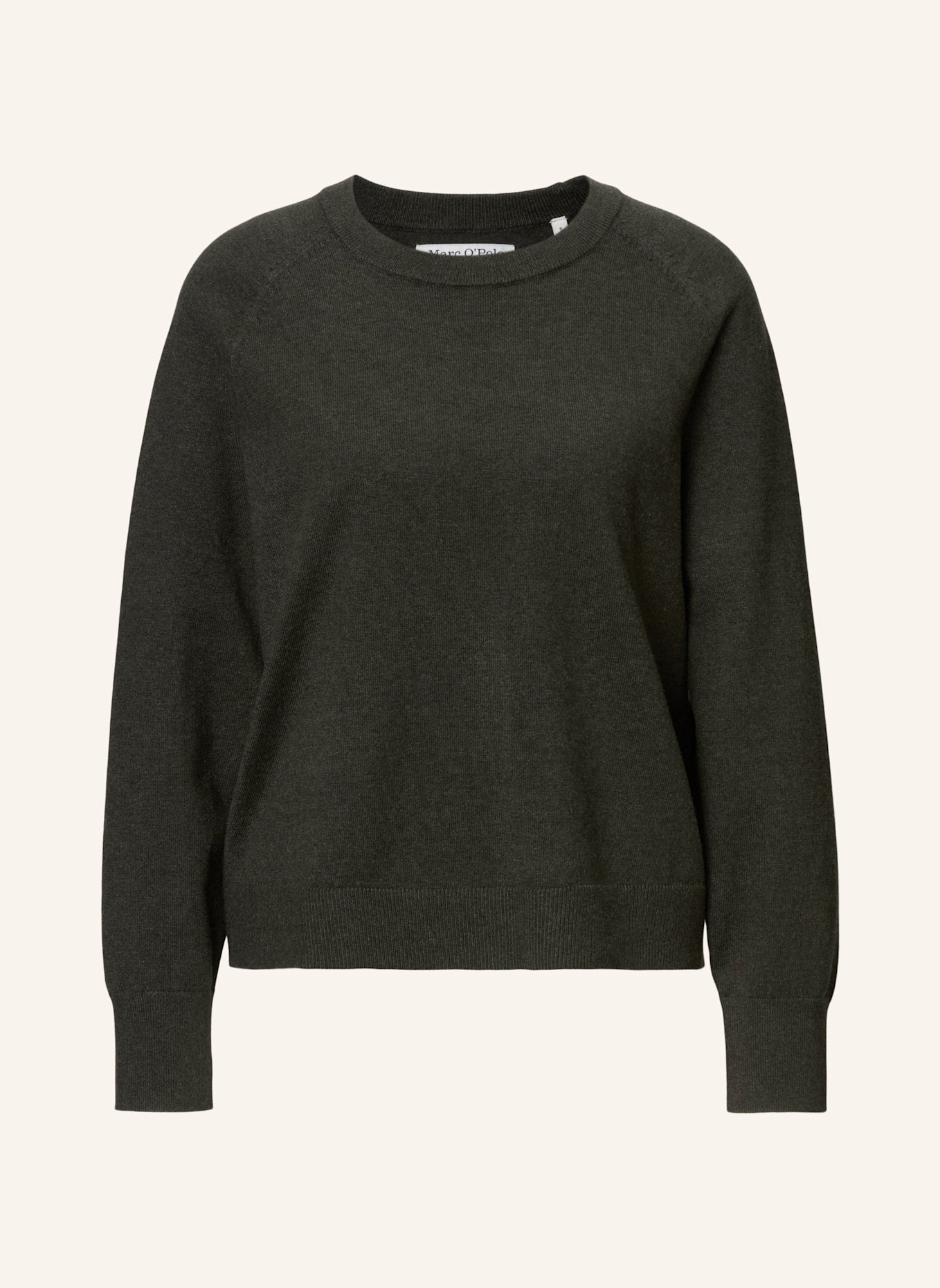 Marc O'Polo DENIM Strickpullover: DUNKELGRÜN