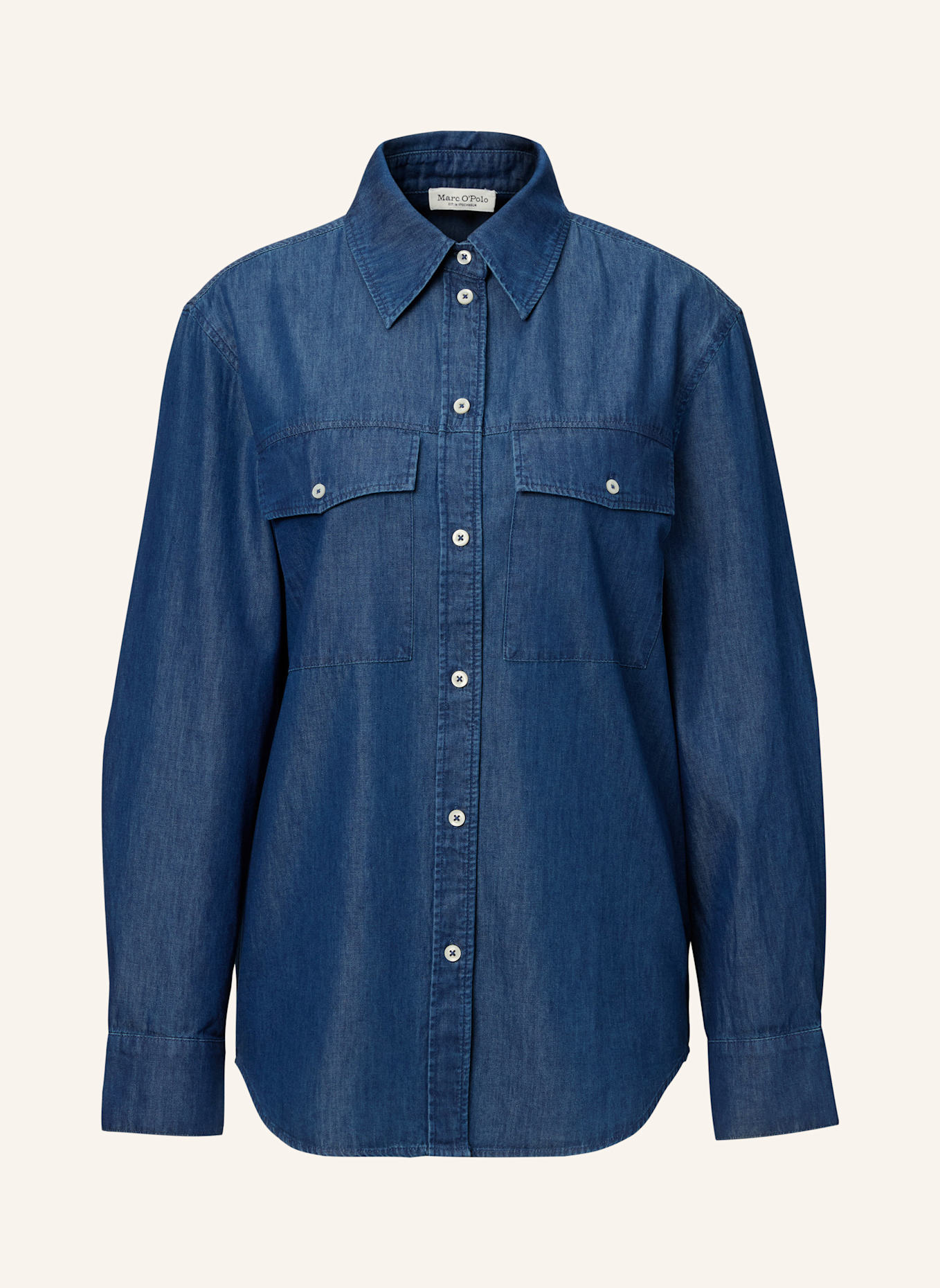 Marc O'Polo Jeansbluse: BLAU