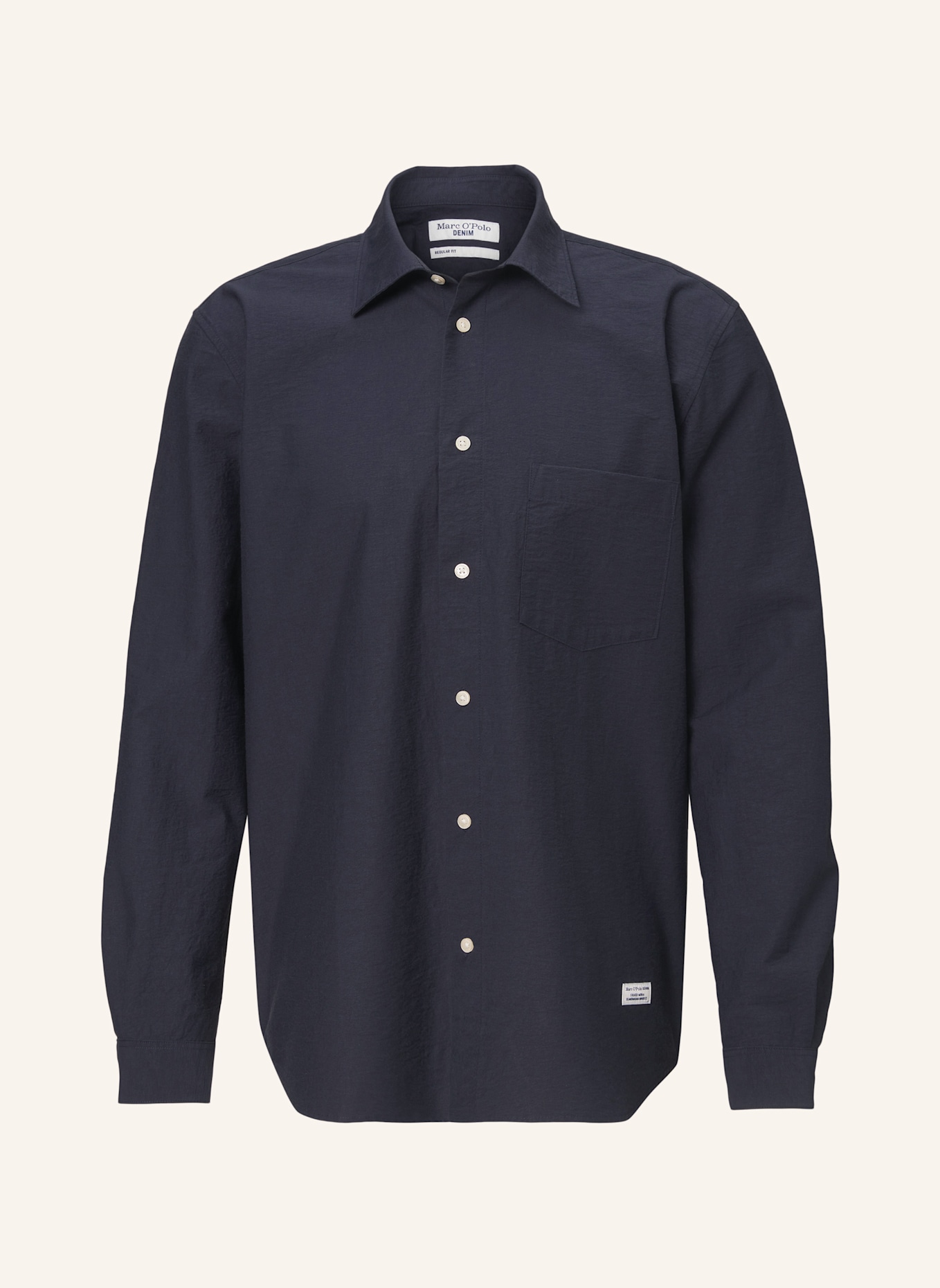 Marc O'Polo DENIM Hemd: DUNKELBLAU