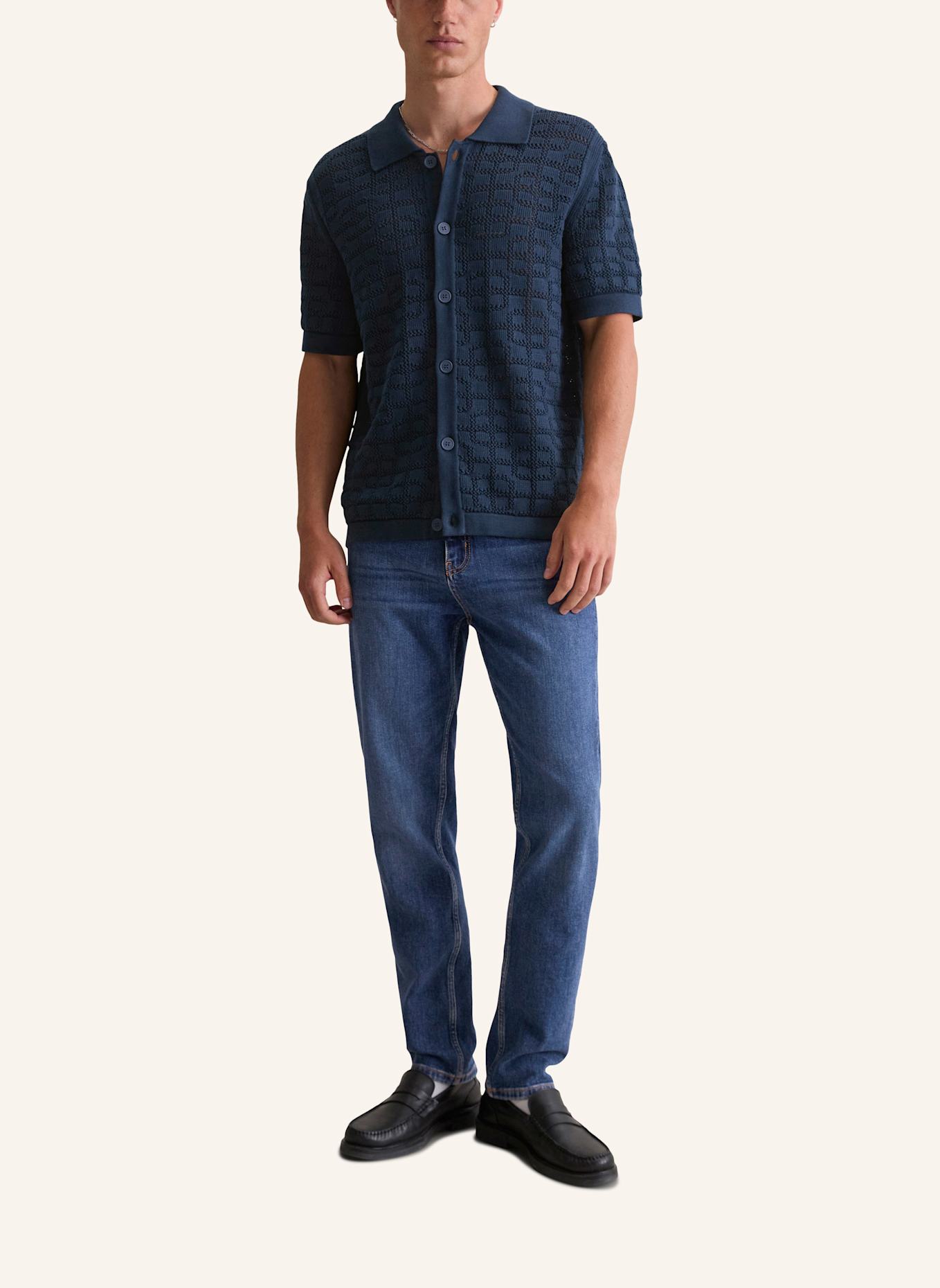 Marc O'Polo DENIM Strickshirt: DUNKELBLAU