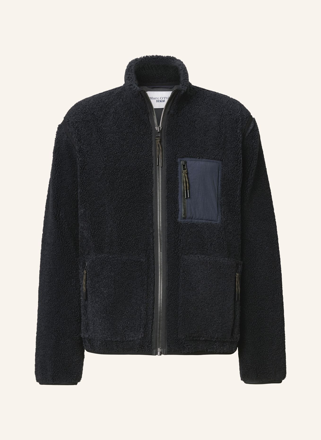 Marc O'Polo DENIM Teddyjacke: DUNKELBLAU