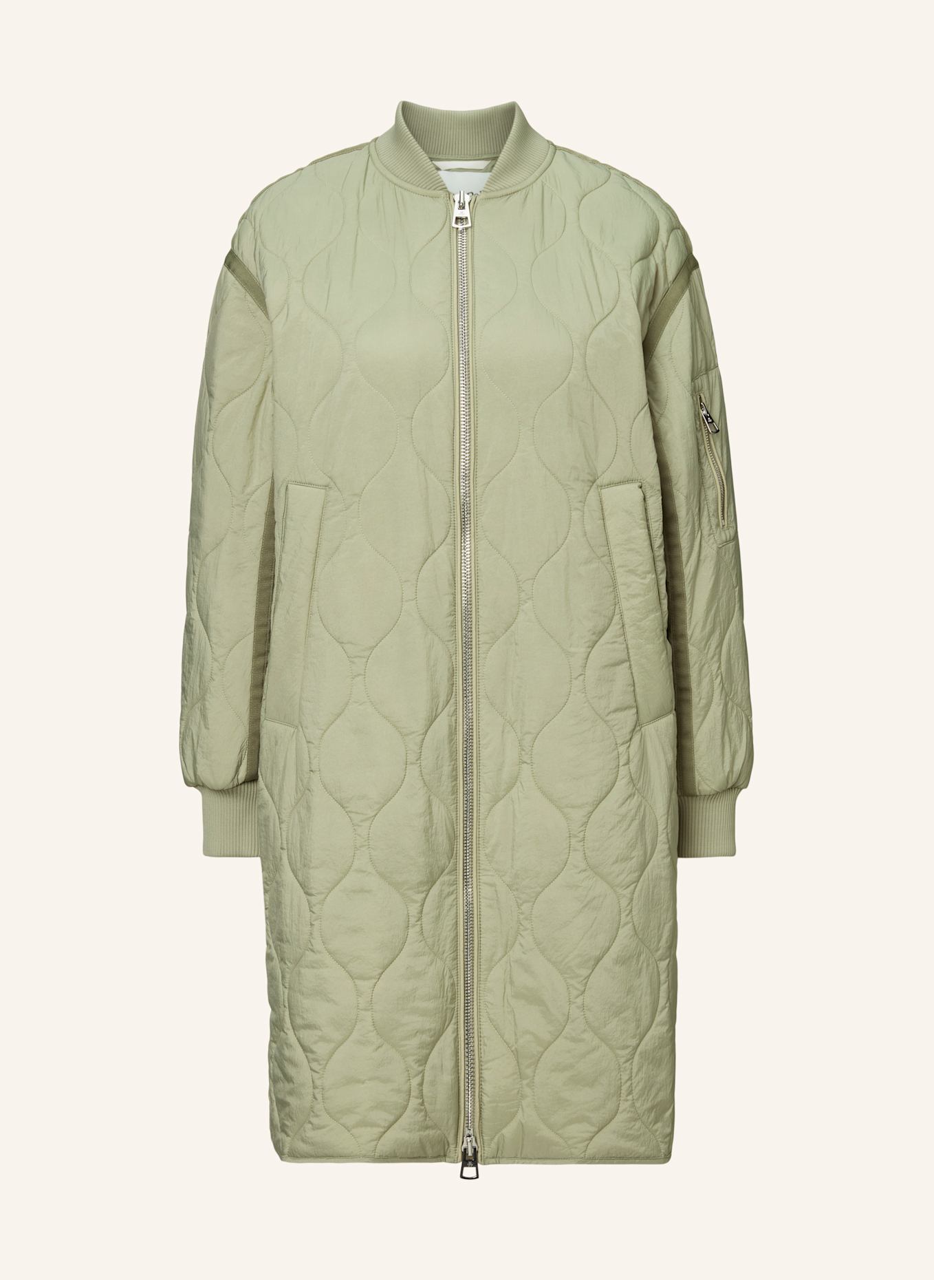 Marc O'Polo Steppmantel: HELLGRÜN