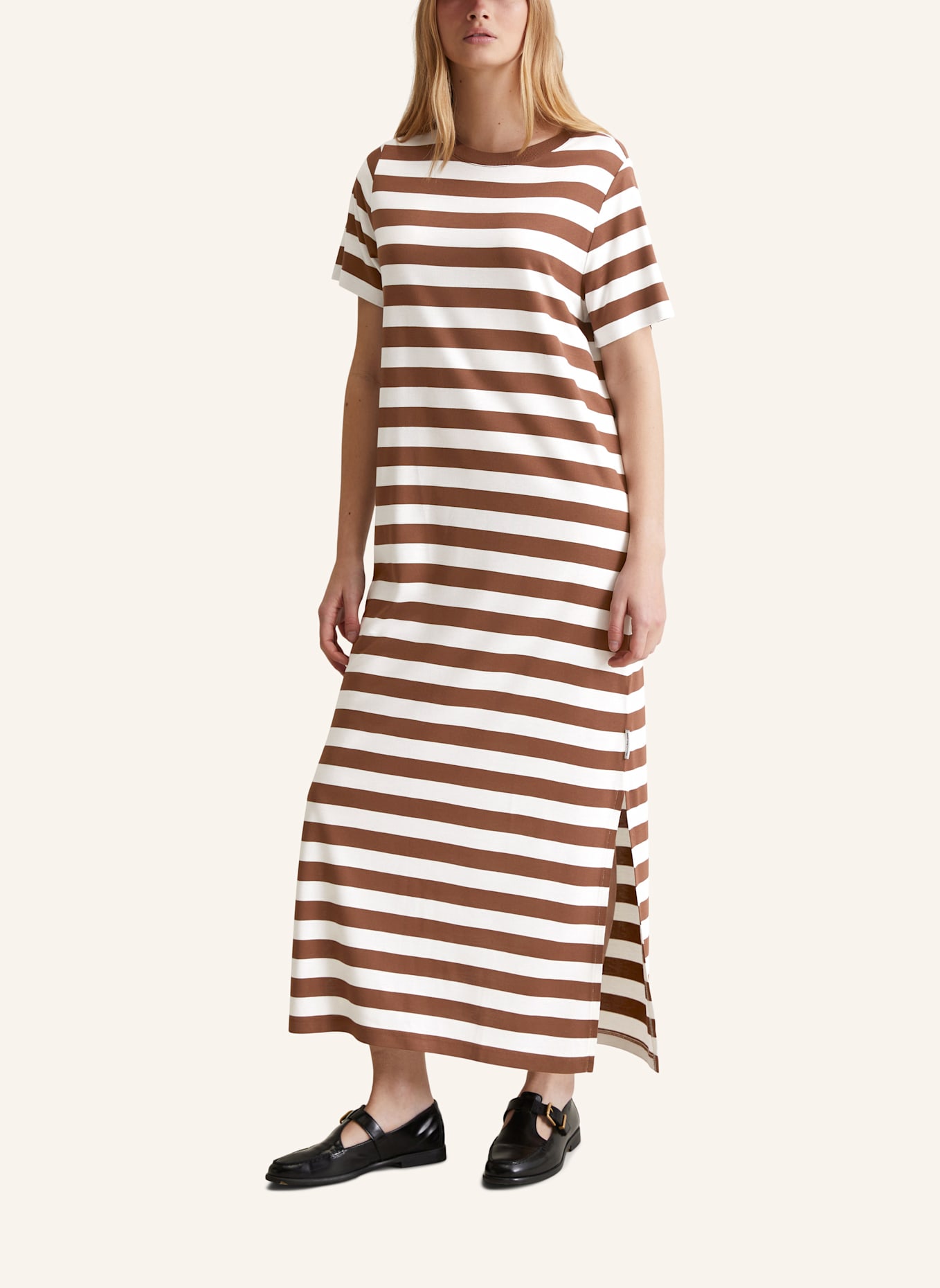 Marc O'Polo DENIM Jerseykleid: BRAUN