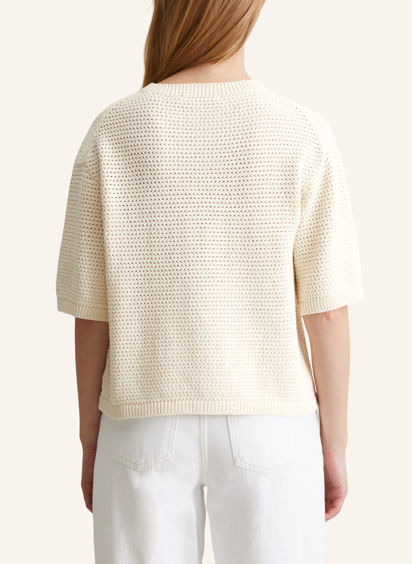 Marc O'Polo DENIM Pullover: WEISS