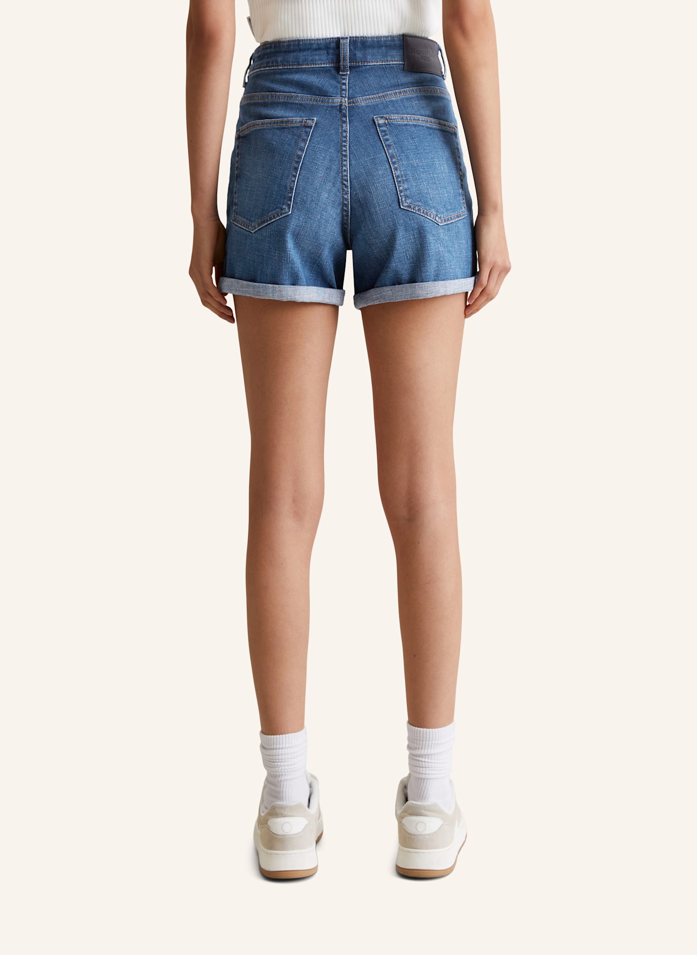 Marc O'Polo DENIM Jeansshorts: BLAU