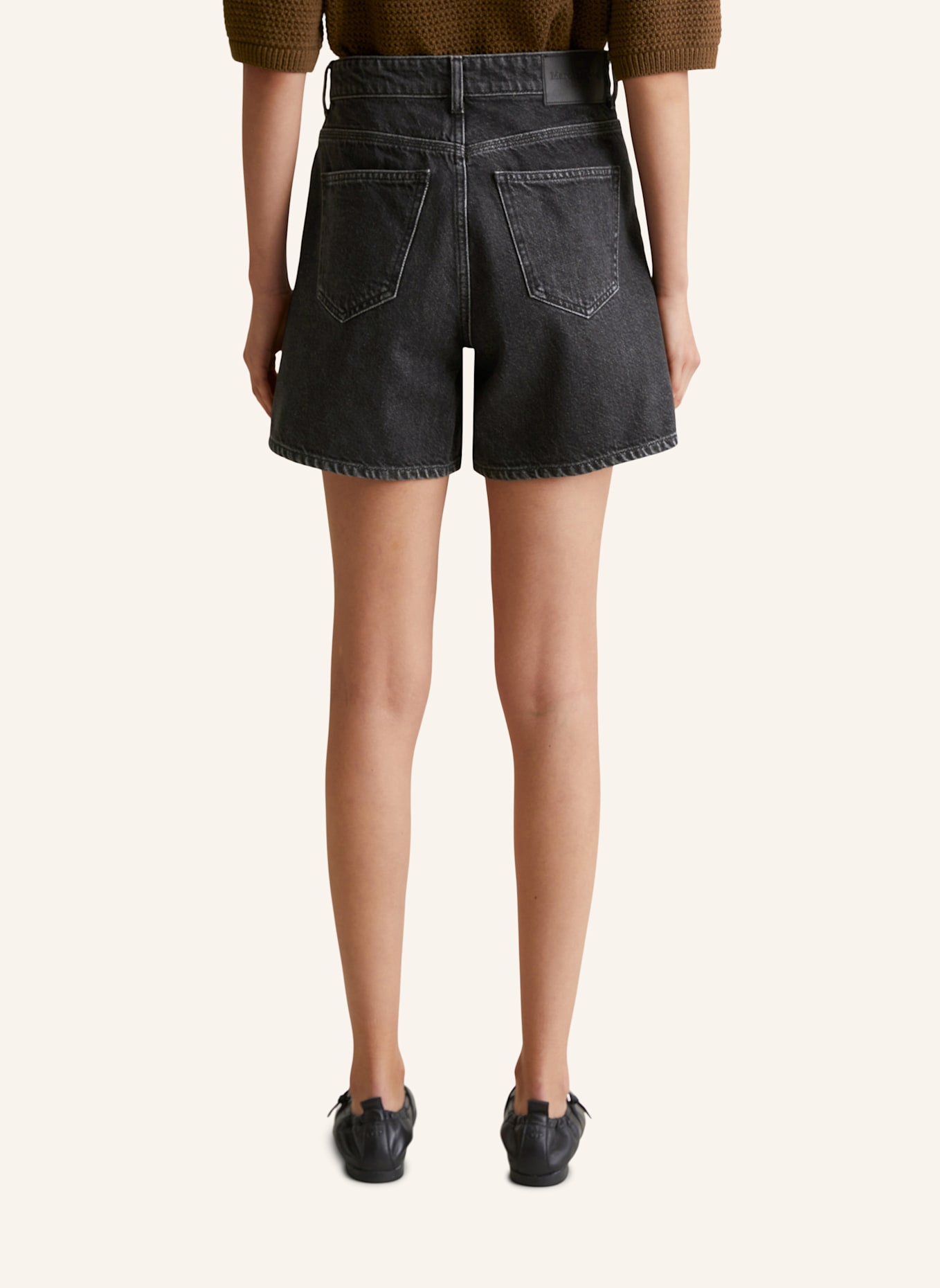 Marc O'Polo DENIM Jeansshorts: GRAU