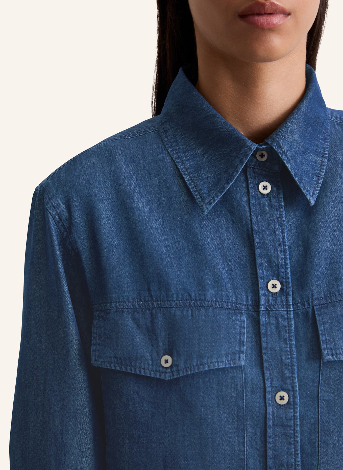 Marc O'Polo Jeansbluse: BLAU