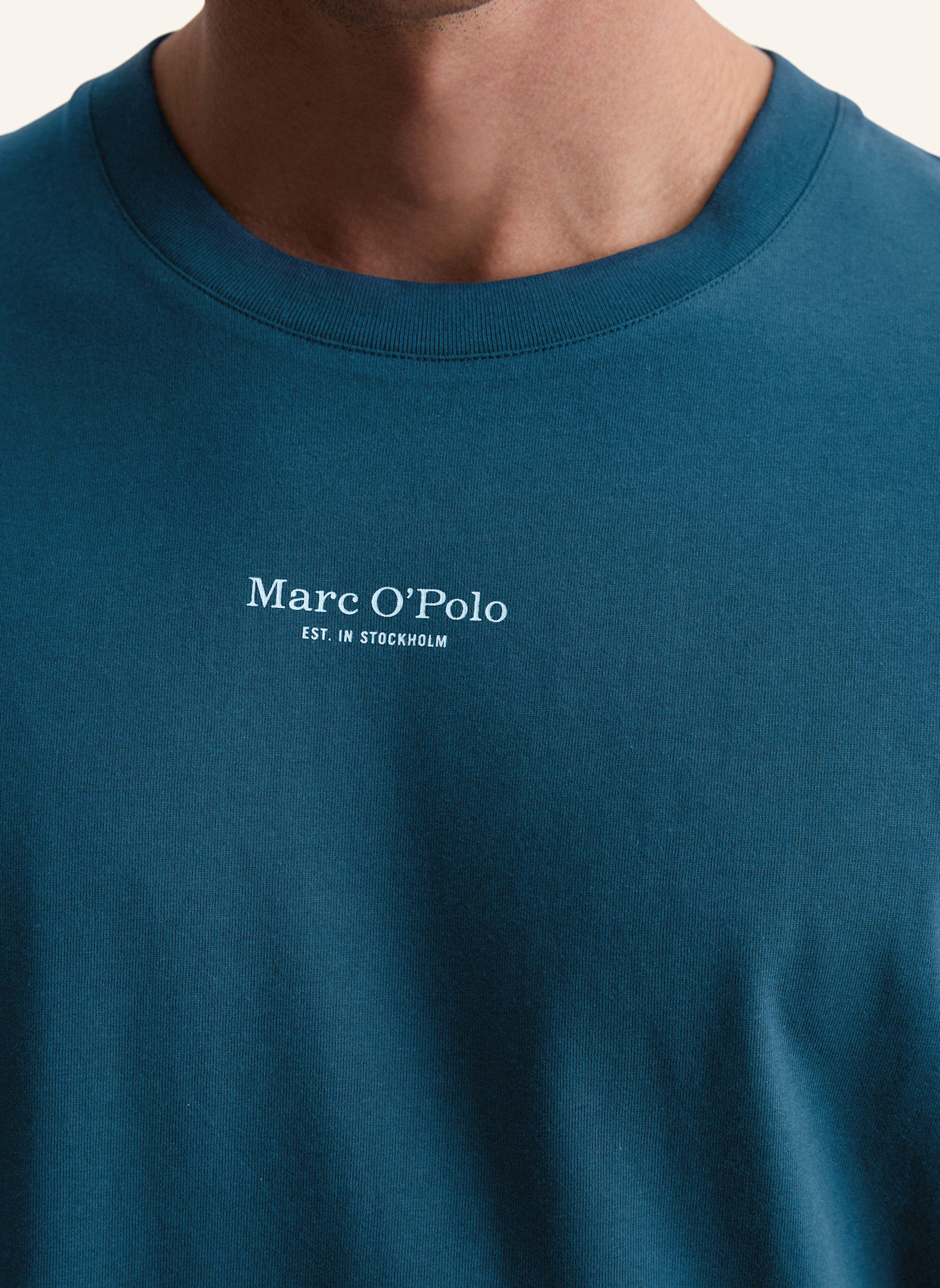 Marc O'Polo Langarm-Shirt: BLAU