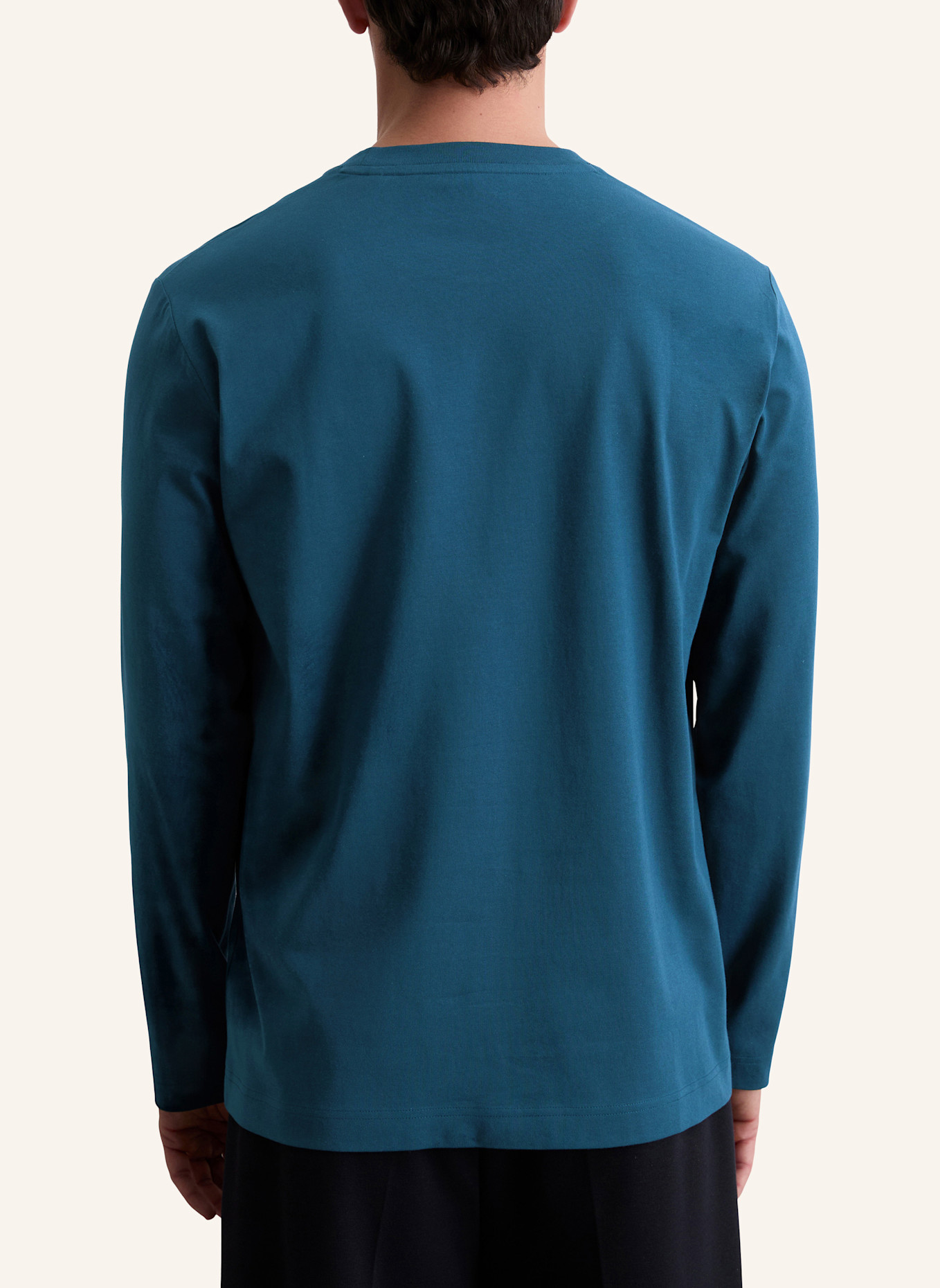 Marc O'Polo Langarm-Shirt: BLAU