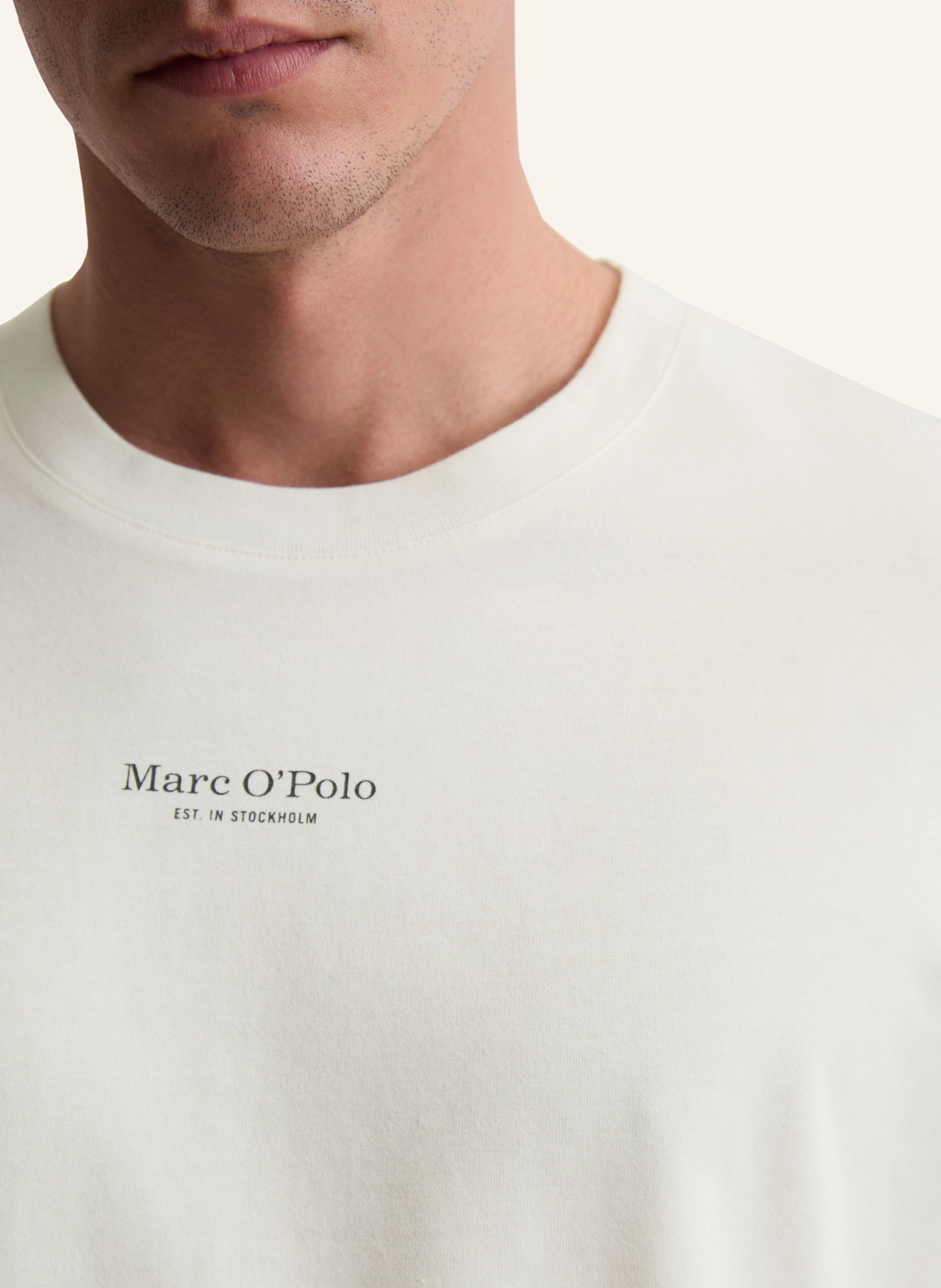Marc O'Polo Langarm-Shirt: WEISS