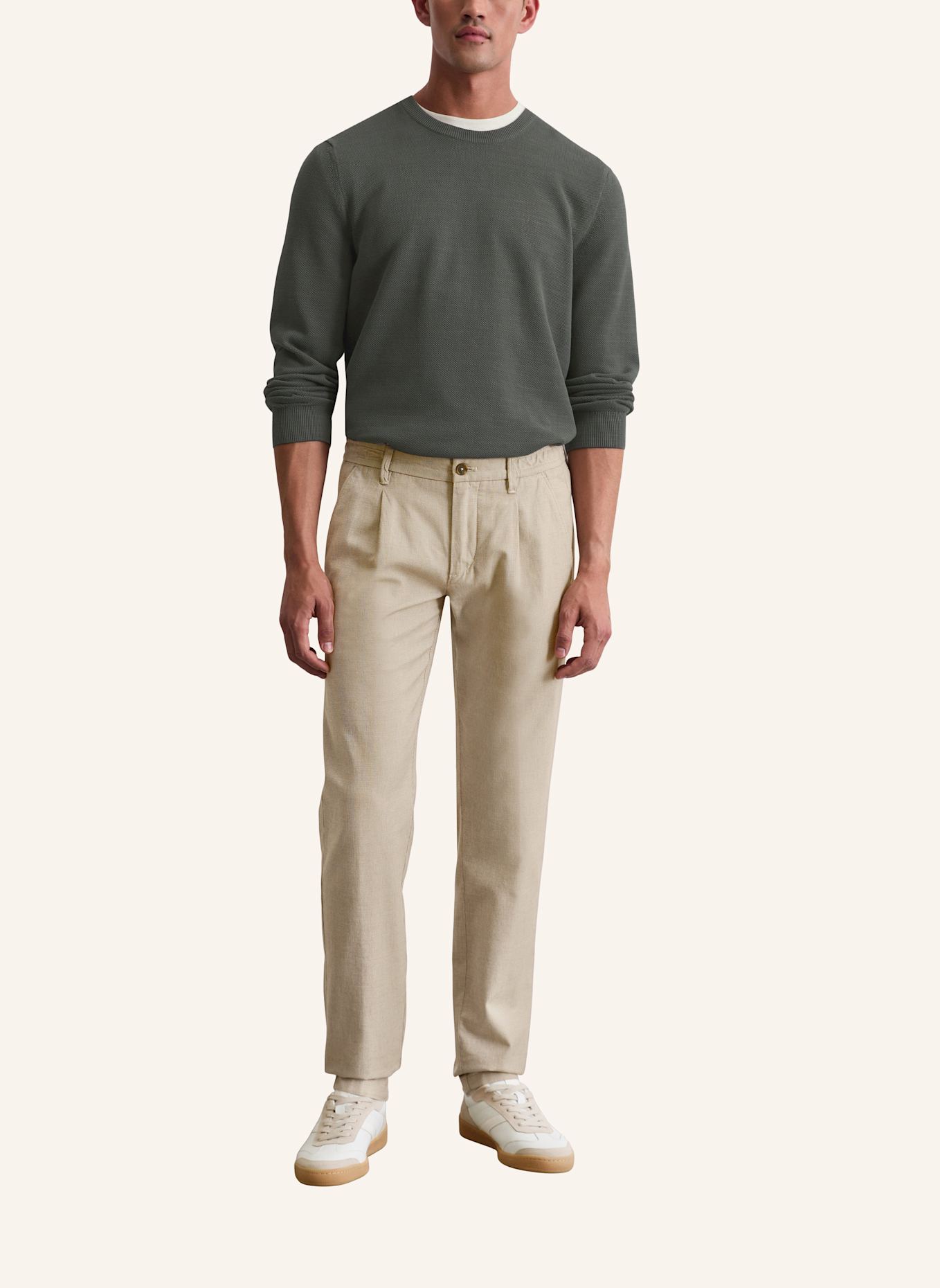 Marc O'Polo Chino Model Stig Jogger pletas: HELLBRAUN